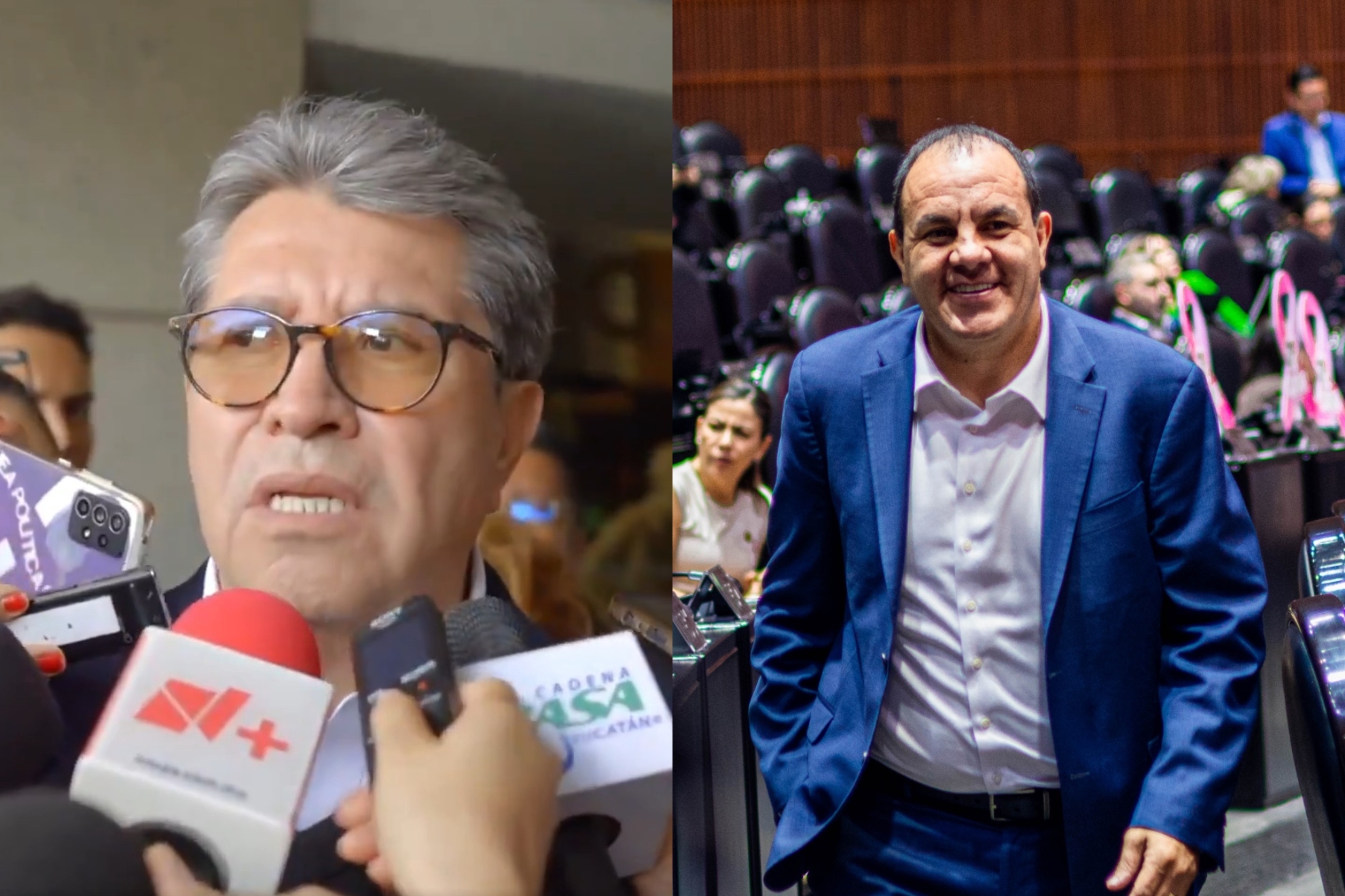No me deja buen sabor: Ricardo Monreal, al ver a Cuauht�moc Blanco legislar jugando p�del