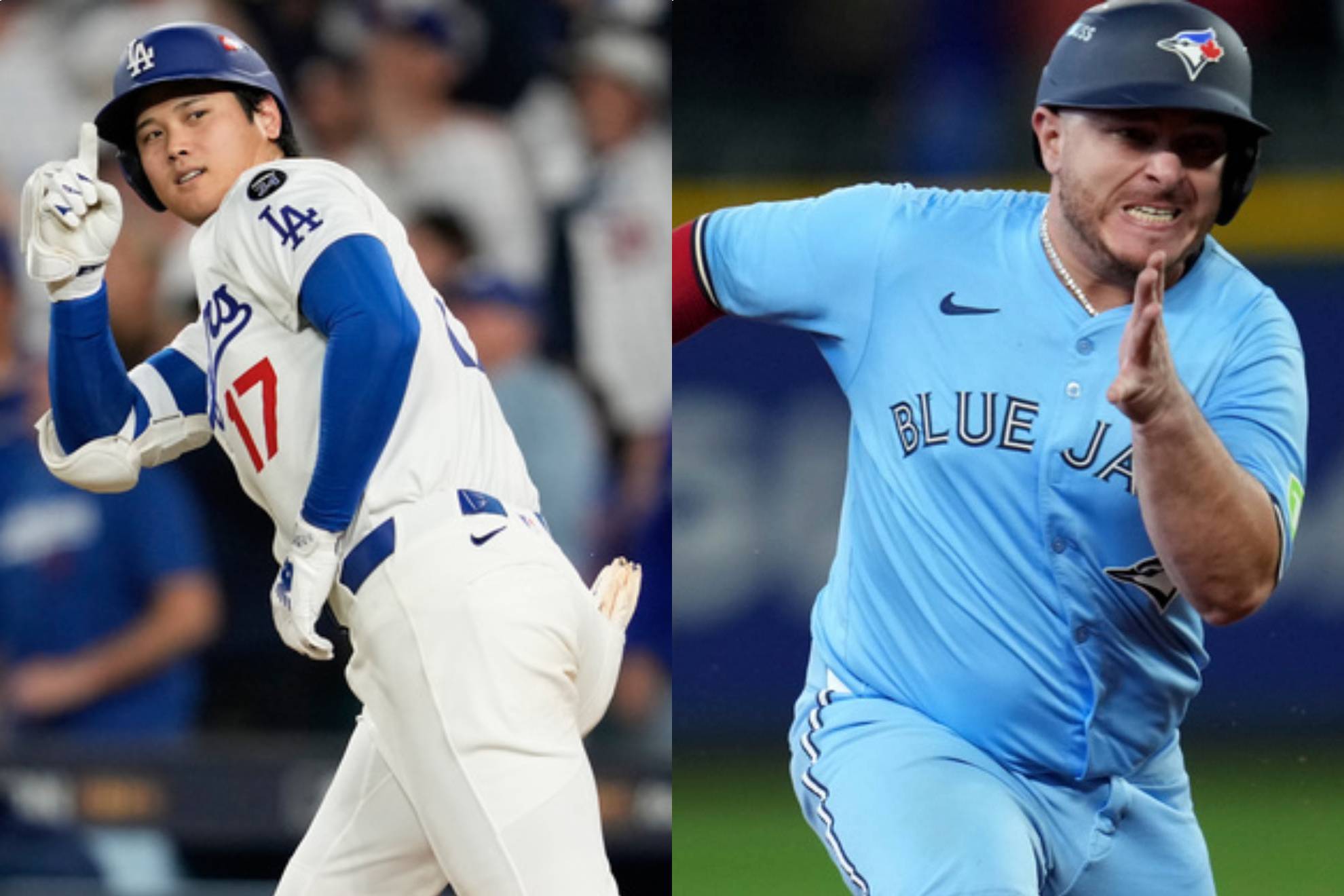 Shohei Ohtani y Alejandro Kirk.