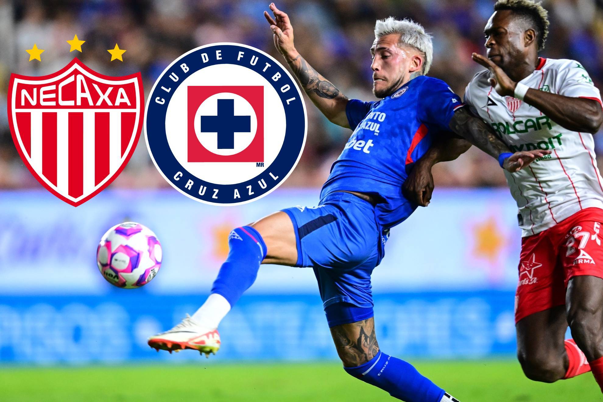 Gonzalo Piovi sali� lesionado del partido Necaxa vs Cruz Azul del Apertura 2025.