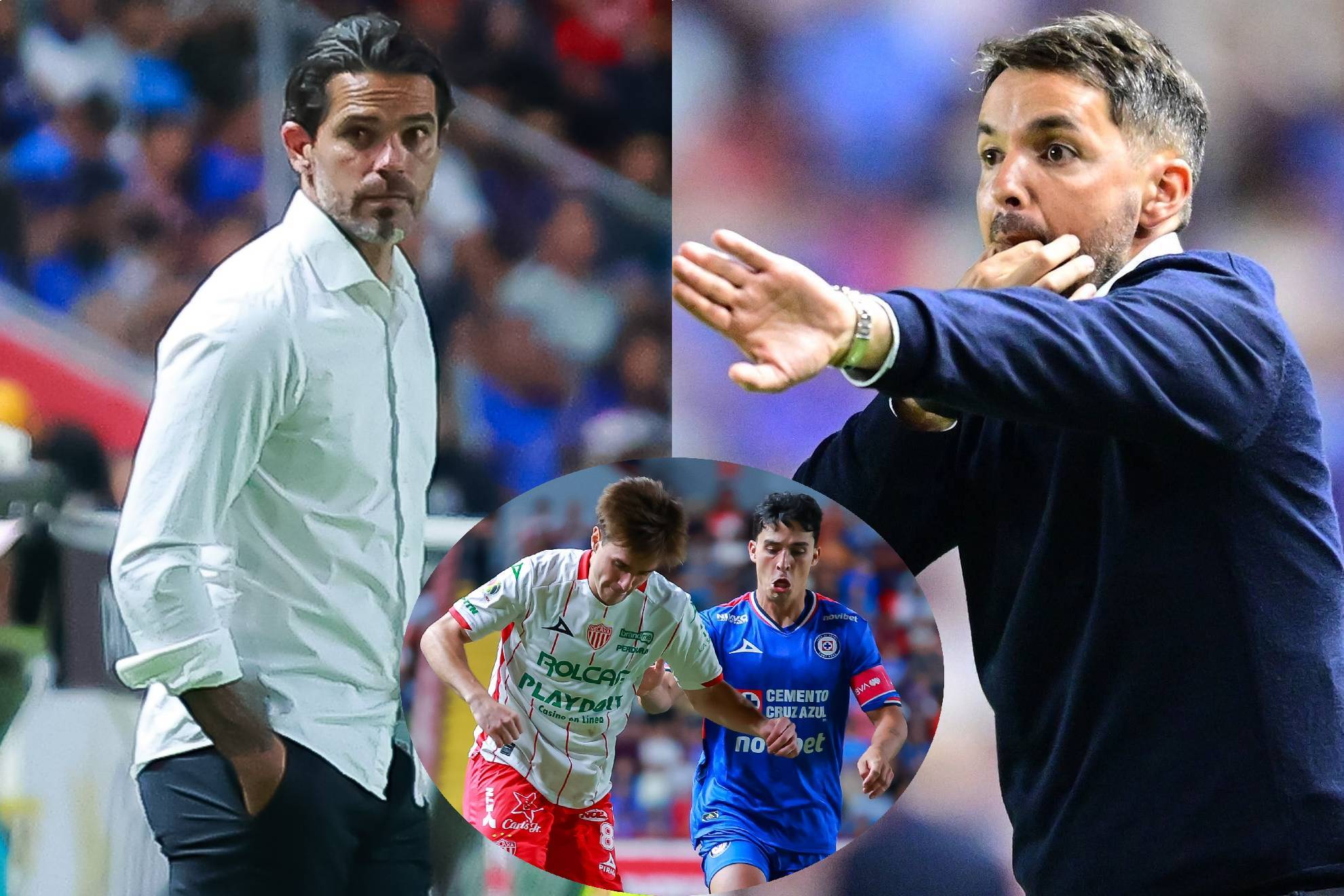 Fernando Gago y Nicol�s Larcam�n igualaron en el Estadio Victoria.