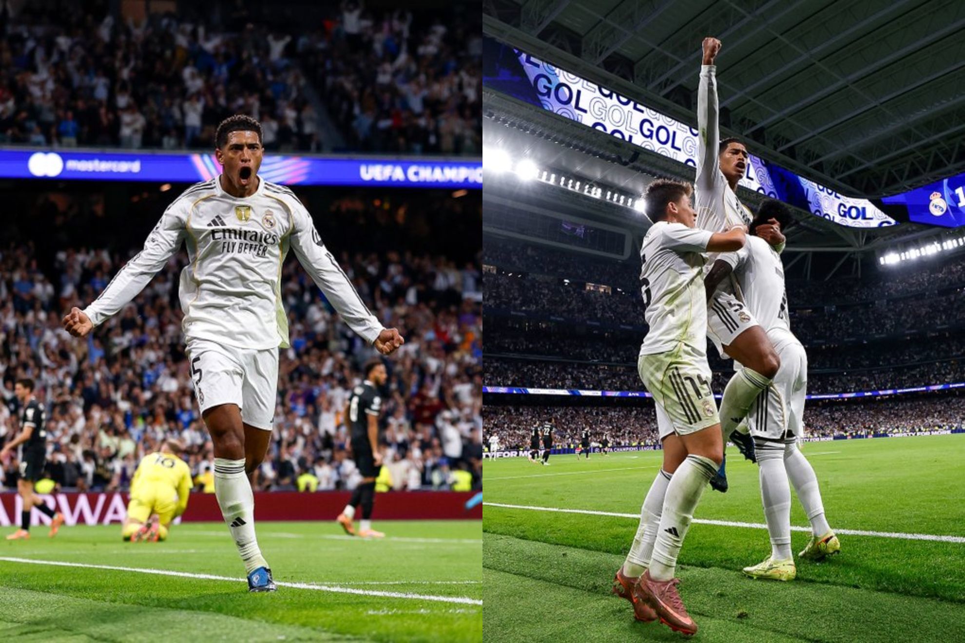 Goles y Resumen Real Madrid vs Juventus: victoria por oficio y golpe de Jude Bellingham en la Champions League 2025