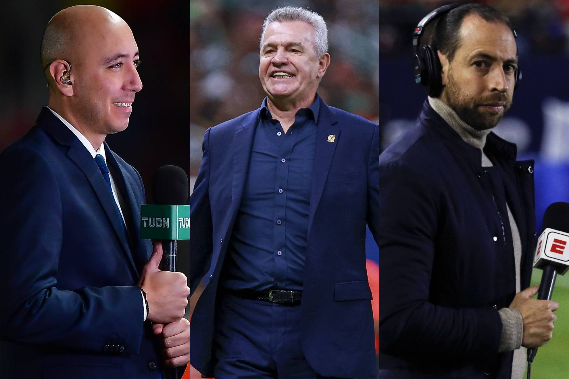 Gibr�n Araige, Javier Aguirre y Mauricio Ymay.