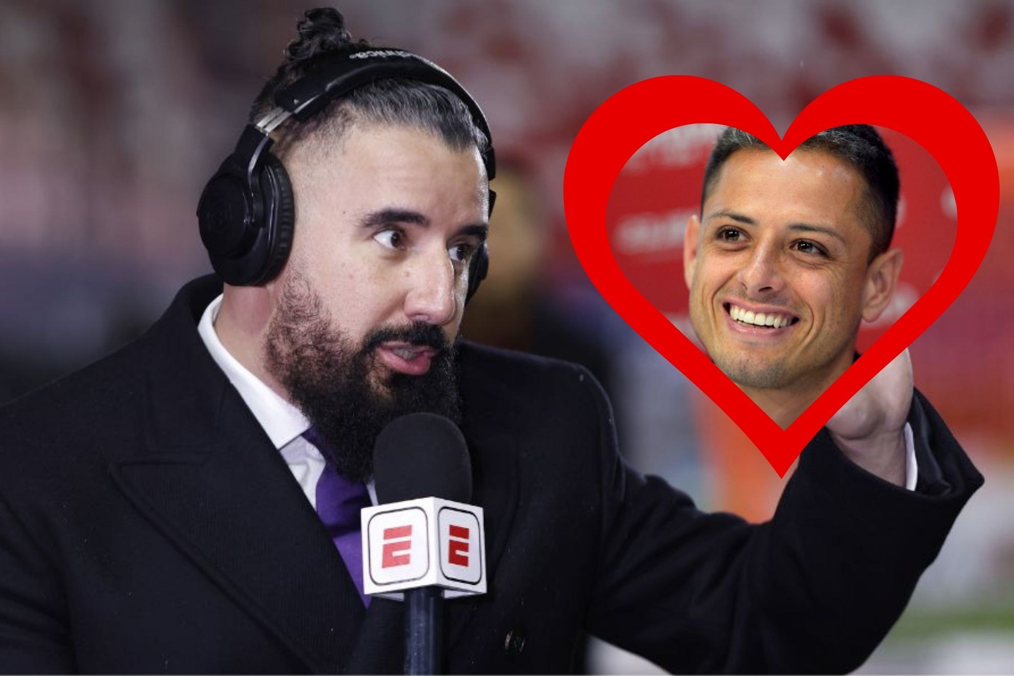 �lvaro Morales aplica un Chicharito