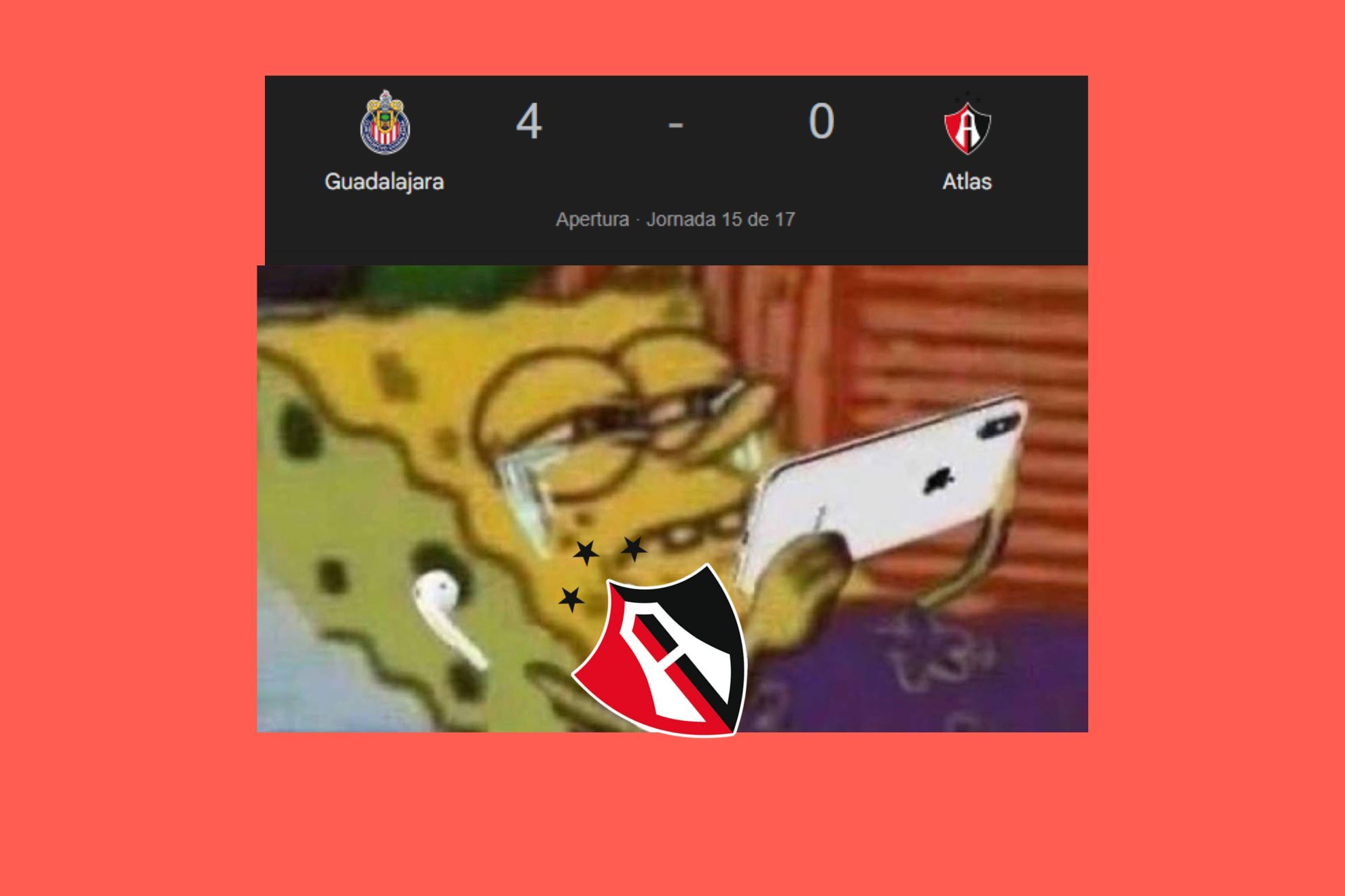 Liga MX 2025Chivas golea al atlas y los memes no perdonan a... | MARCA.com, image size:1980x1320