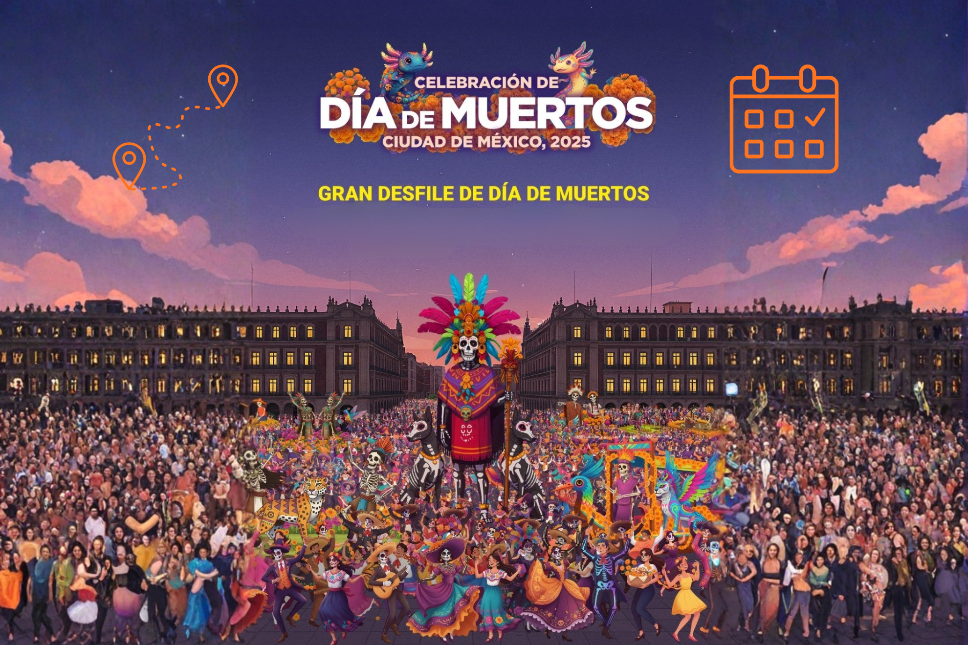 �Cu�l ser� la ruta del Desfile de D�a de Muertos CDMX 2025 y d�nde estar�n los puntos de acceso?