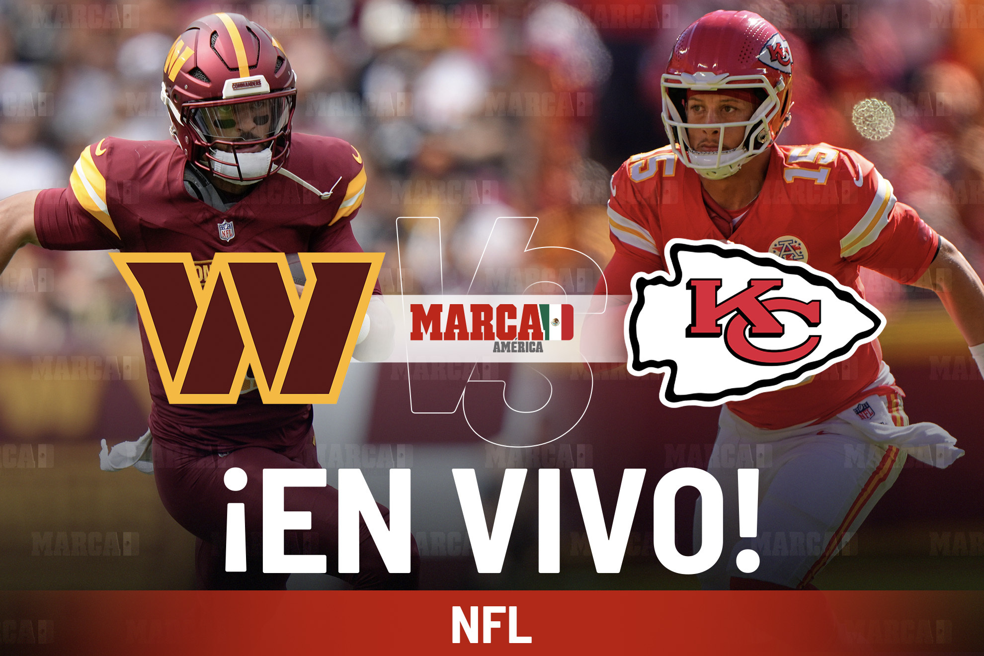Kansas City Chiefs vs Washington Commanders Hoy EN VIVO. Patrick Mahomes en la NFL 2025