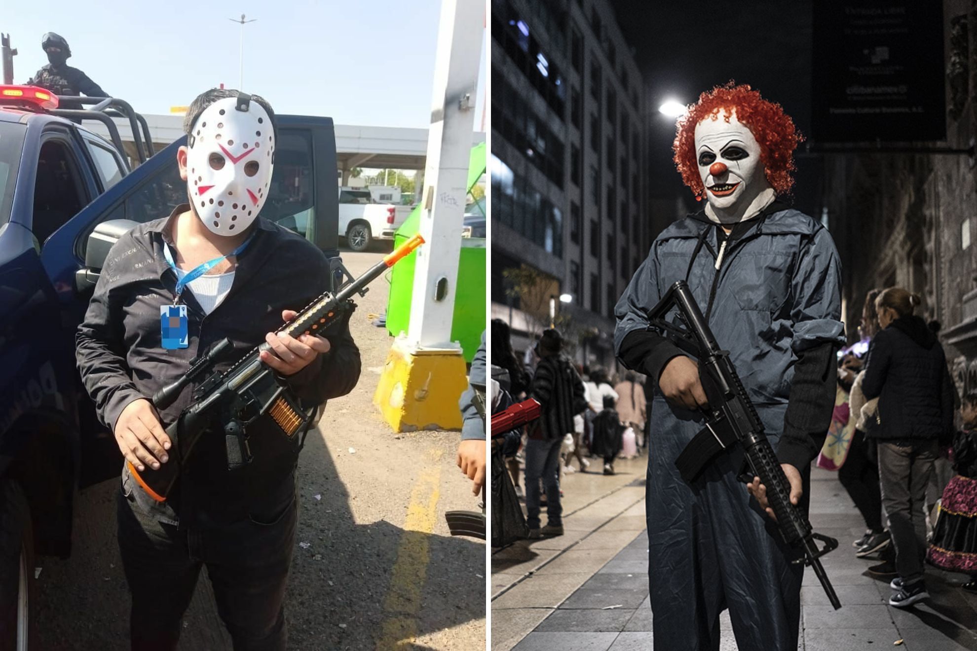 Autoridades multar�n a quienes usen disfraces alusivos al crimen organizado durante halloween en M�xico
