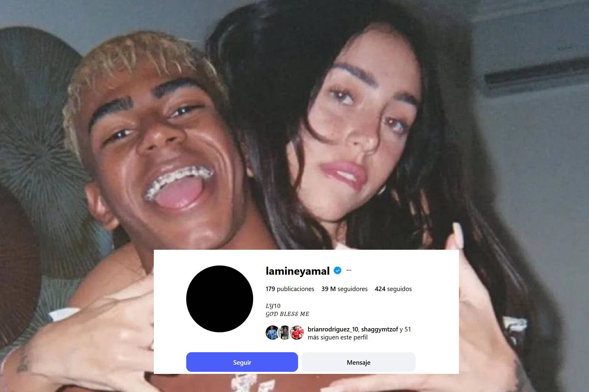 Mientras Nicki Nicole ya borr� todas las fotos con Lamine Yamal, el jugador de los Cul�s cambi� su foto de perfil a color negro