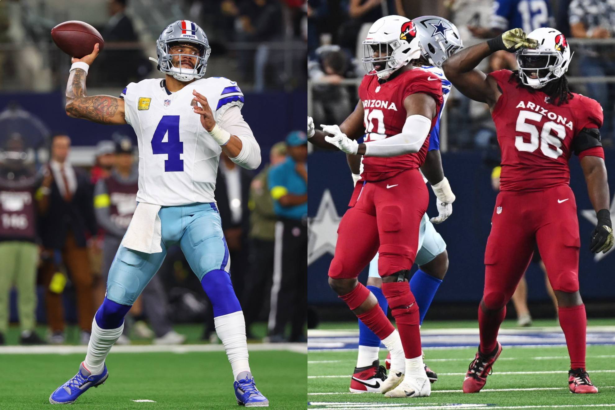 Dak Prescott no pudo con los Cardinals.