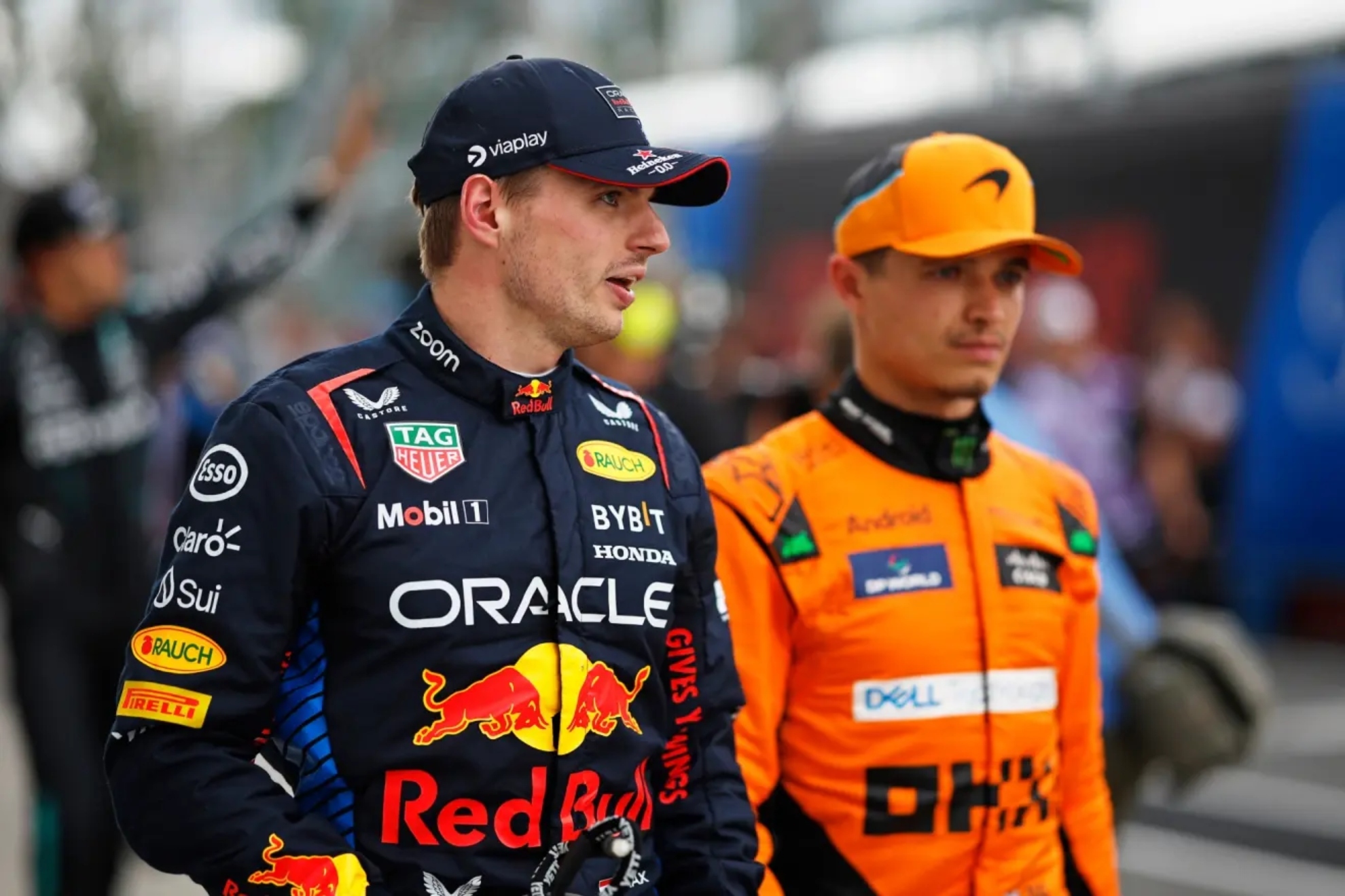 Verstappen y Lando Norris
