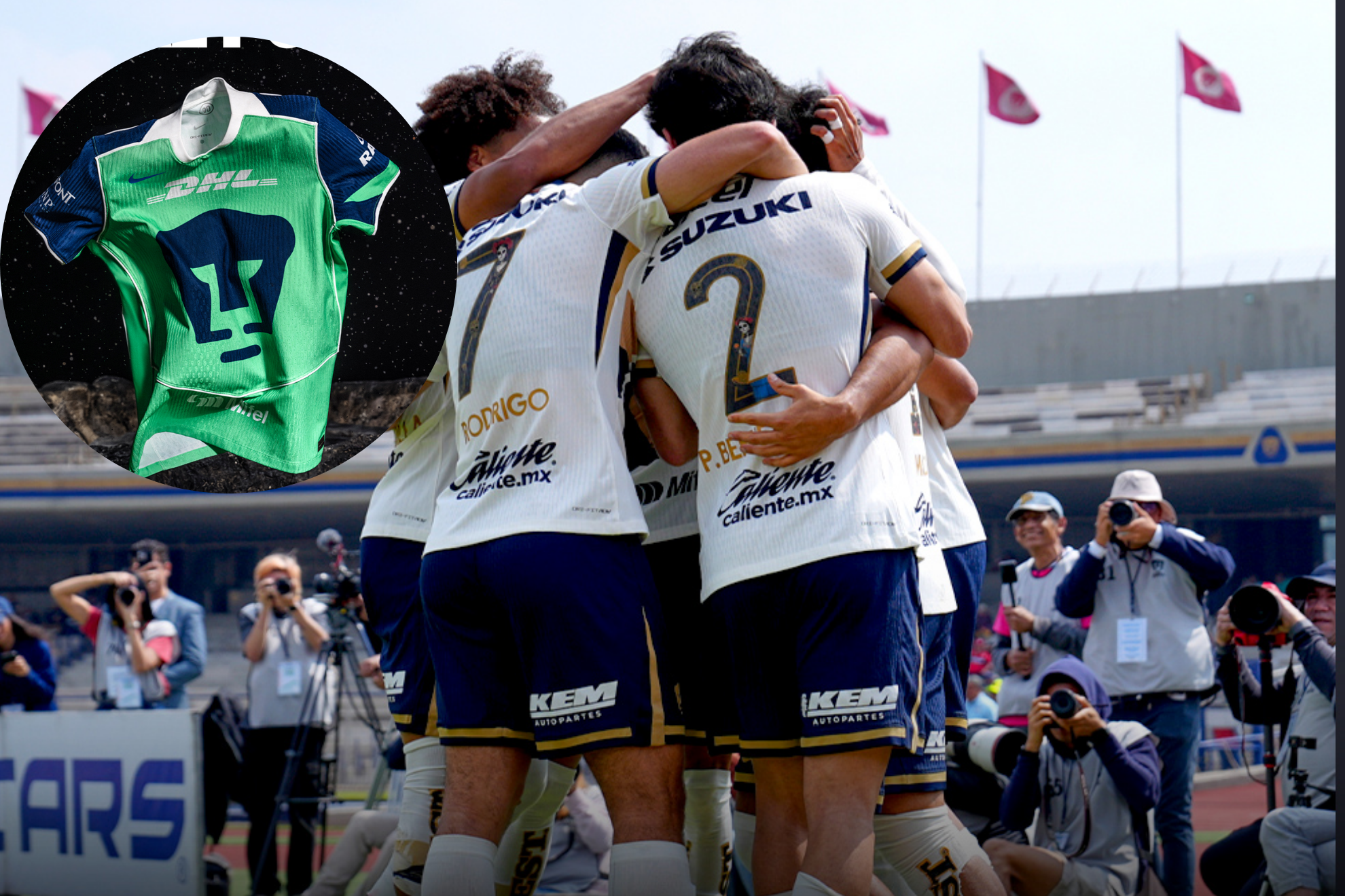 Pumas se olvida del azul y oro: Presentan su tercer jersey, la raz�n por la que es verde