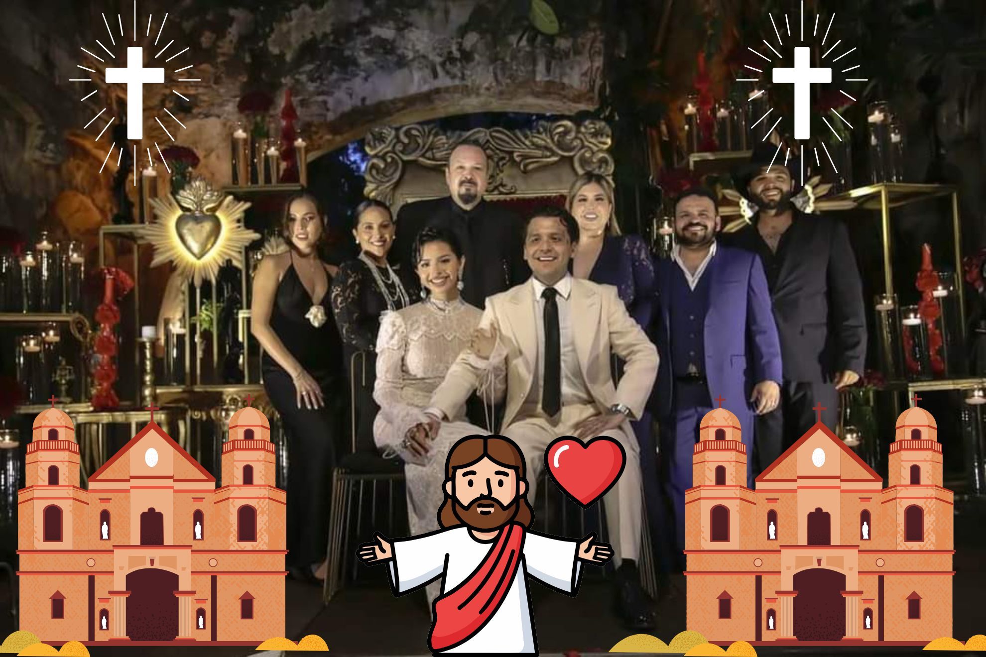 La reacci�n de Christian Nodal cuando �ngela Nodal anuncia fecha para la boda