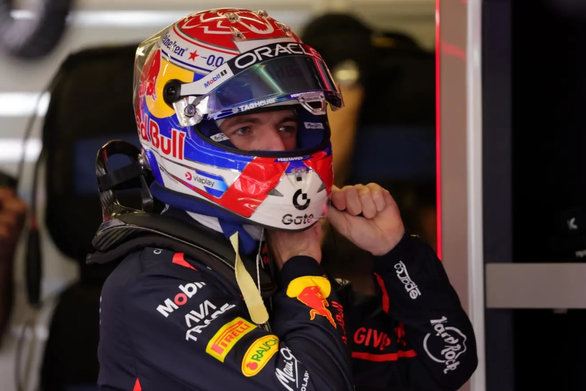 Verstappen, durante un Gran Premio esta temporada