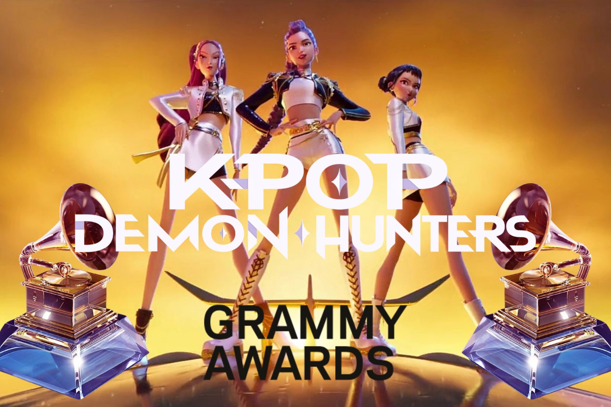 Las Guerreras KPop a los Grammy con Golden como canci�n del a�o