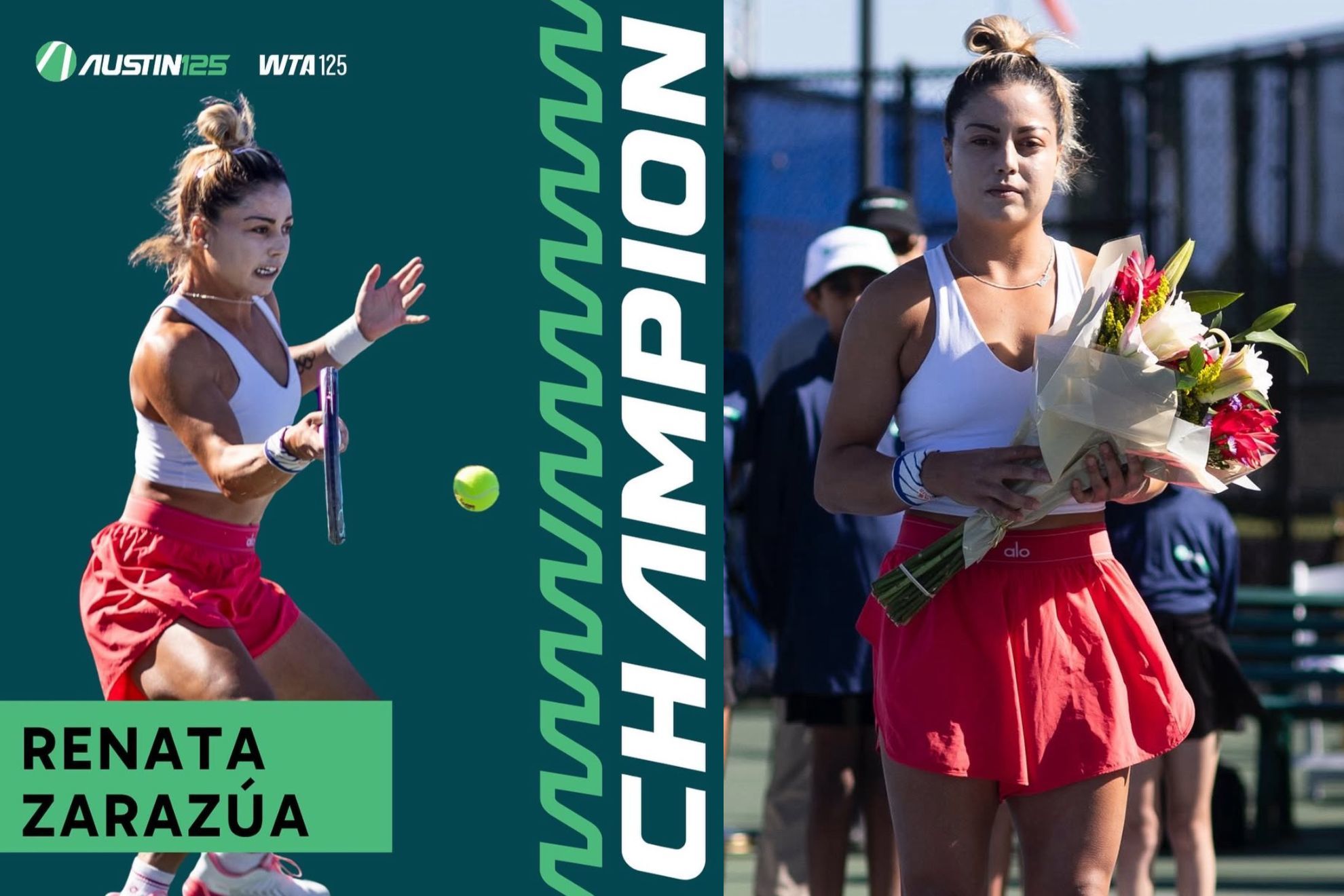 Renata Zaraz�a es campeona en Austin