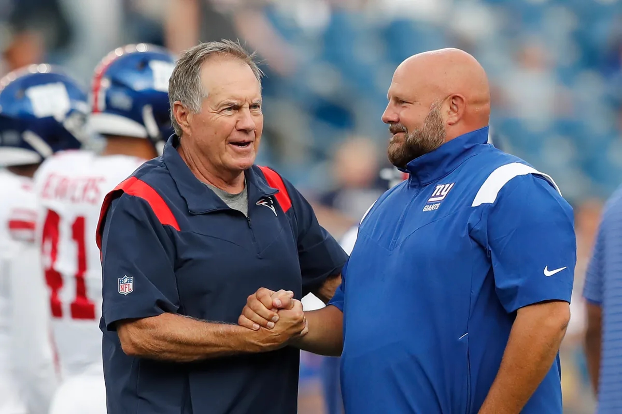Bill Belichick y Brian Daboll