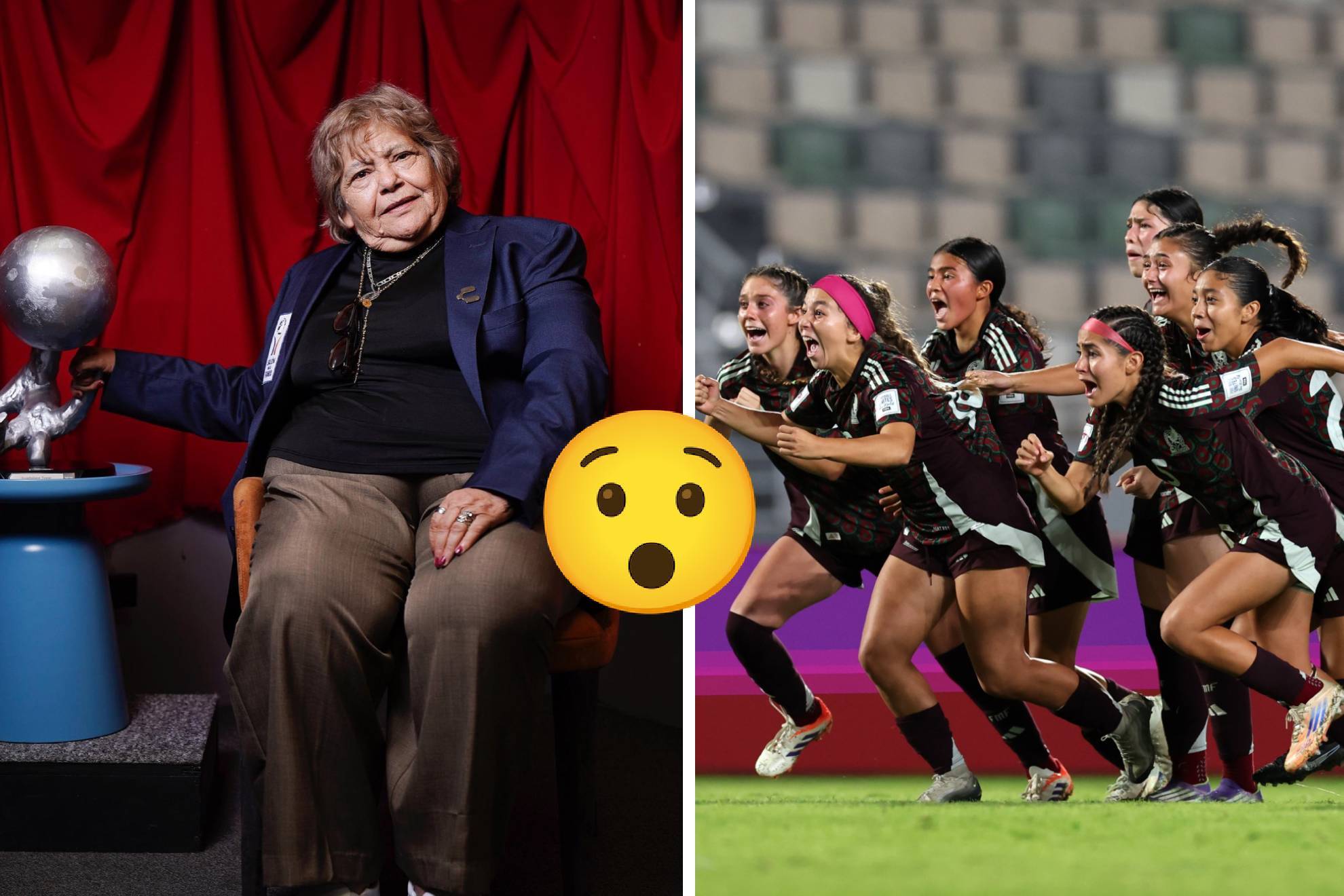 Guadalupe Tovar felicita a la Sub 17 Femenil.