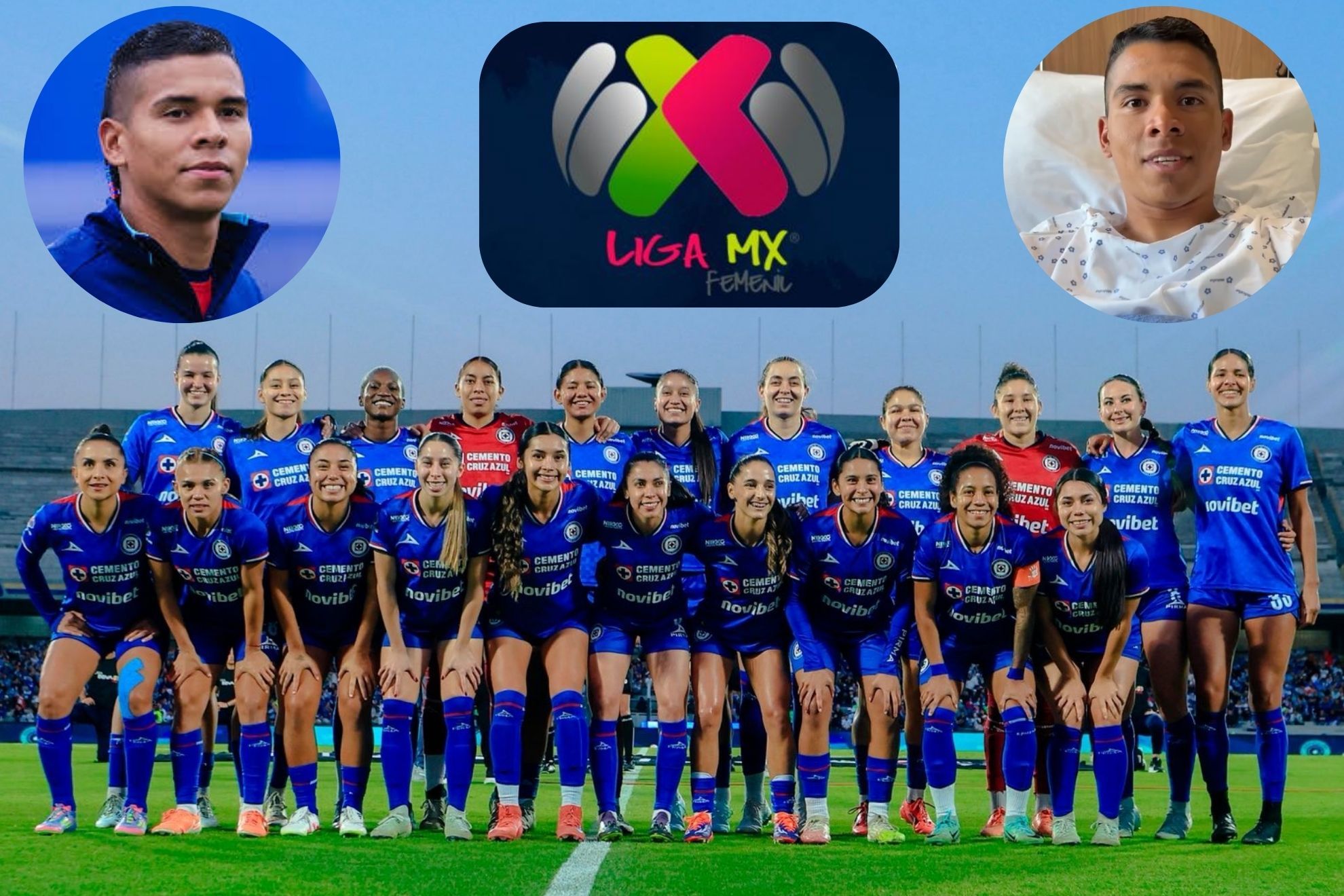 Desde una cama de hospital, Kevin Mier le manda sus mejores deseos a Cruz Azul Femenil