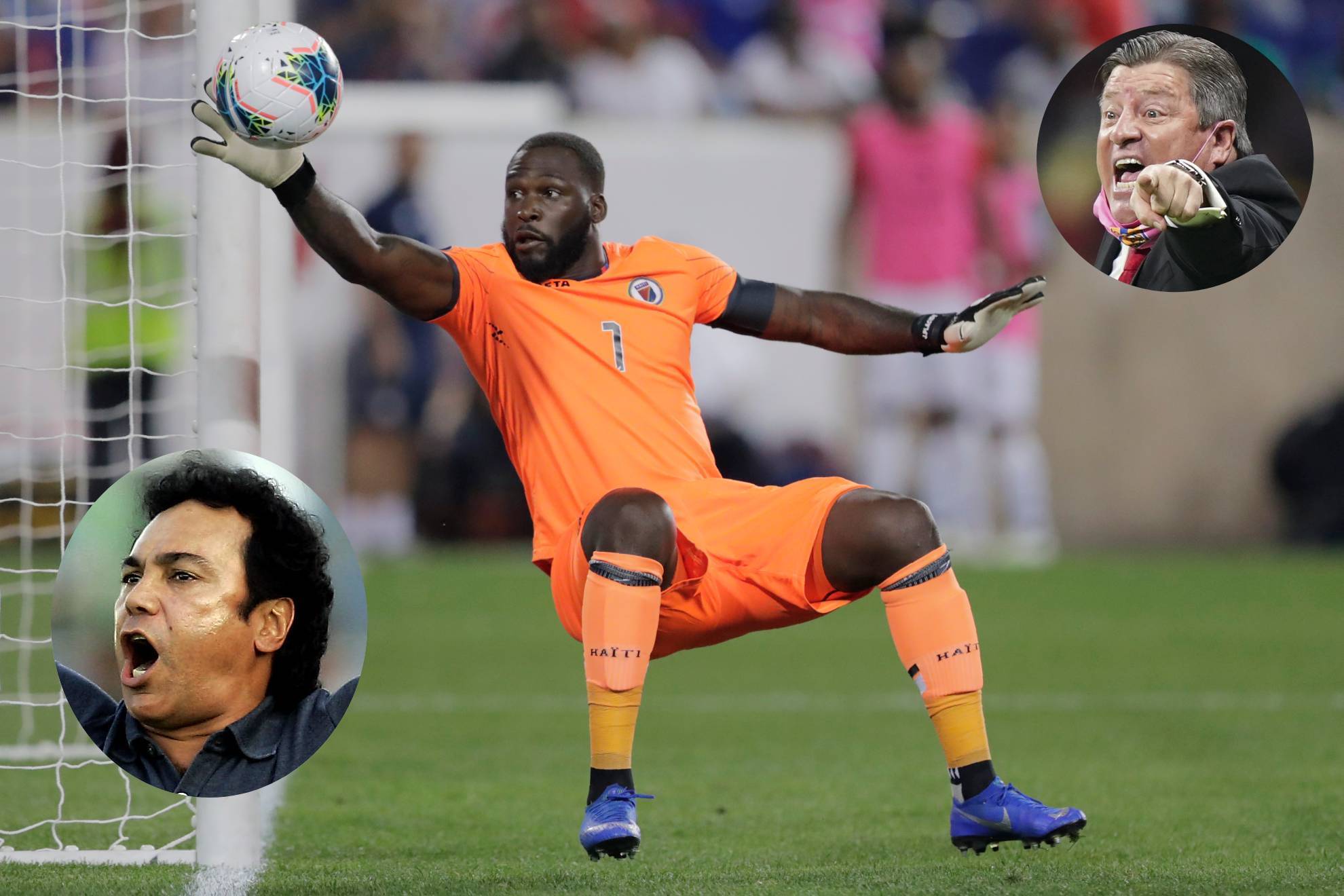 Johny Placide, Miguel Herrera y Hugo S�nchez.