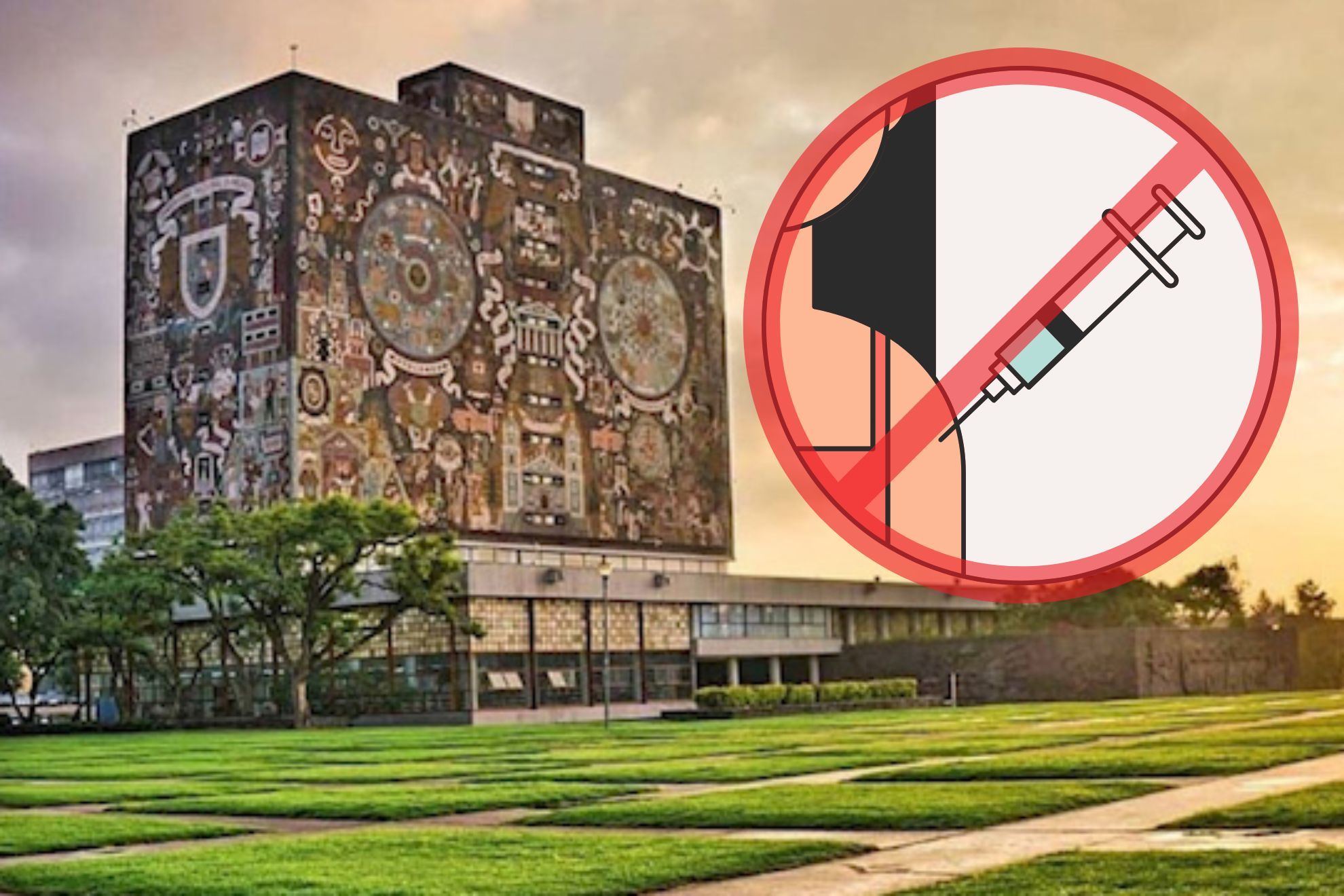 UNAM suspende megacentro de vacunaci�n por agresi�n a trabajadores