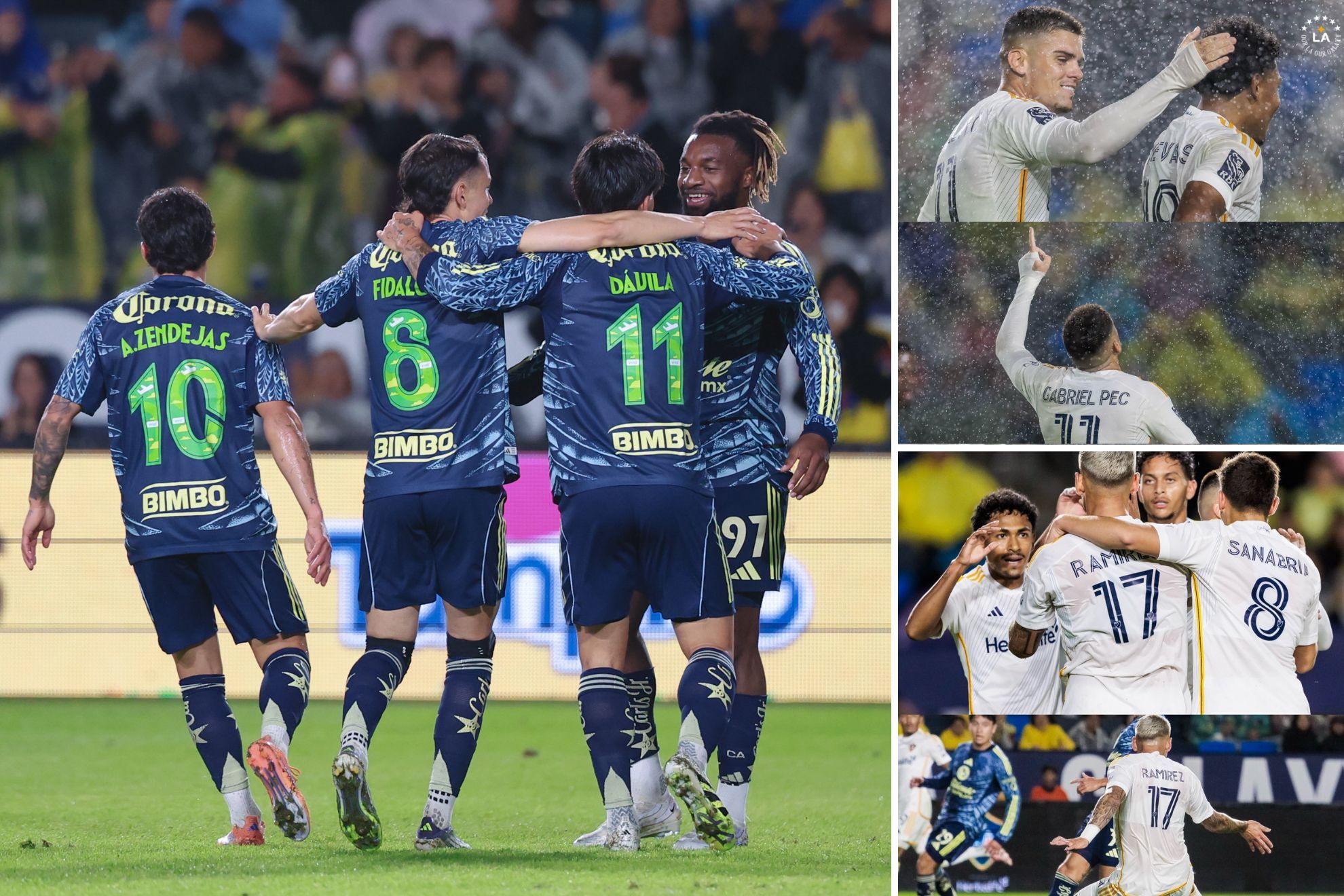 Liga MX 2025: Goles y resumen amistoso América vs LA Galaxy: Víctor ...