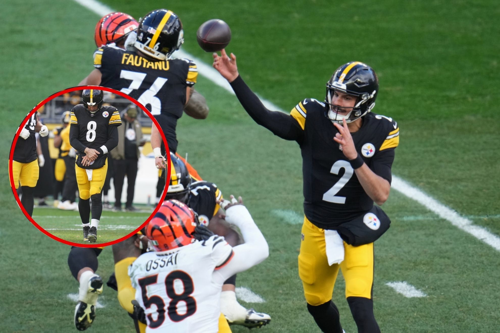 Resumen Bengals vs Steelers: Rodgers lesionado pero Pittsburgh gana y se afianza en la cima de su divisi�n