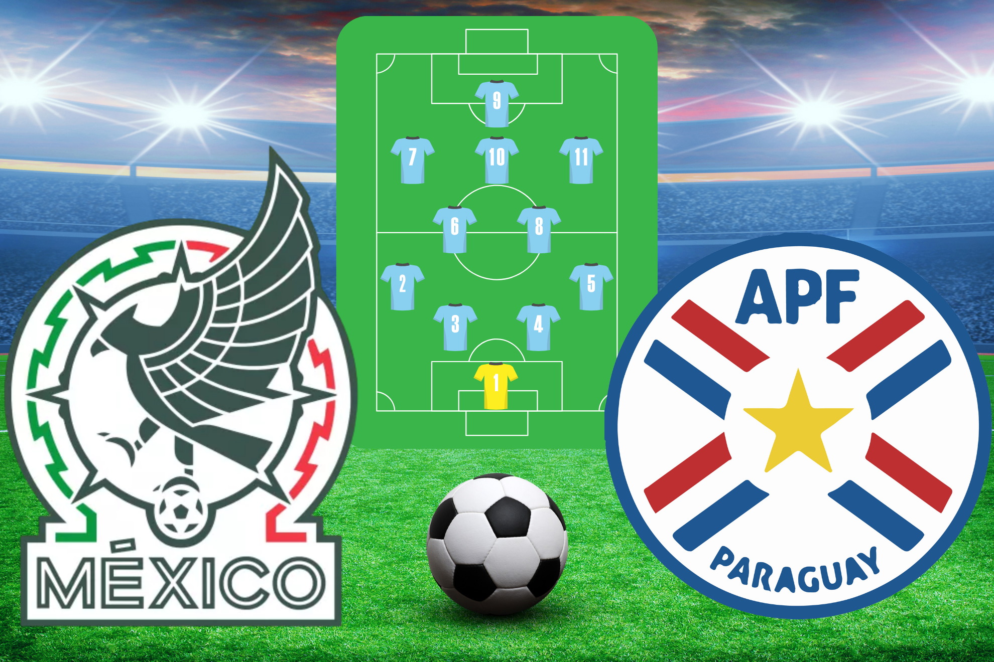 M�xico vs Paraguay Alineaci�n: �Cu�l ser� la posible alineaci�n que presente Javier Aguirre para el amistoso?