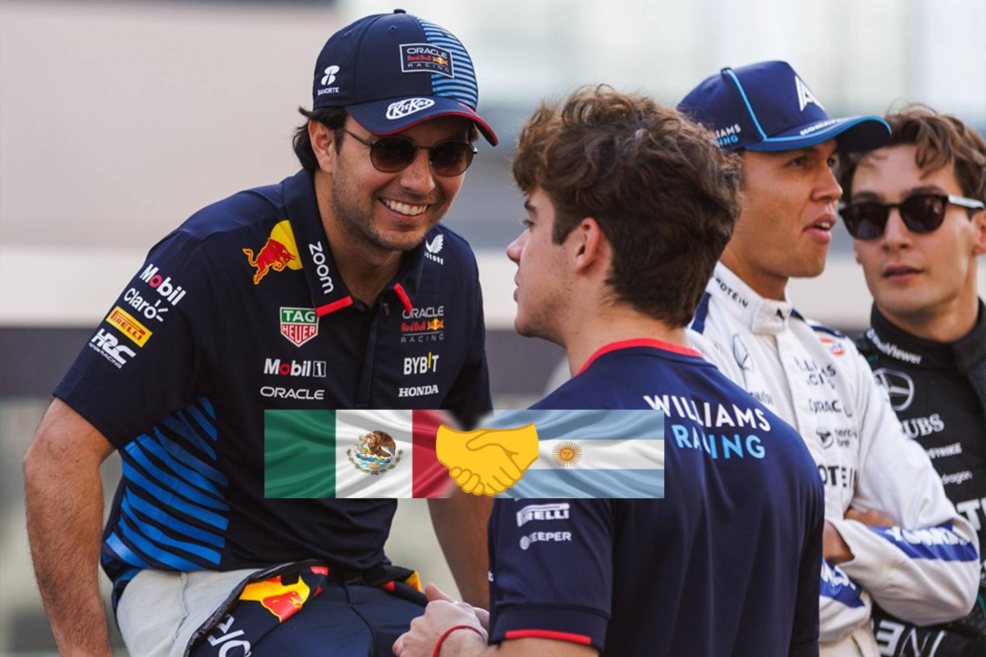 El tapat�o se la regres� al piloto de Alpine para darle buenos augurios