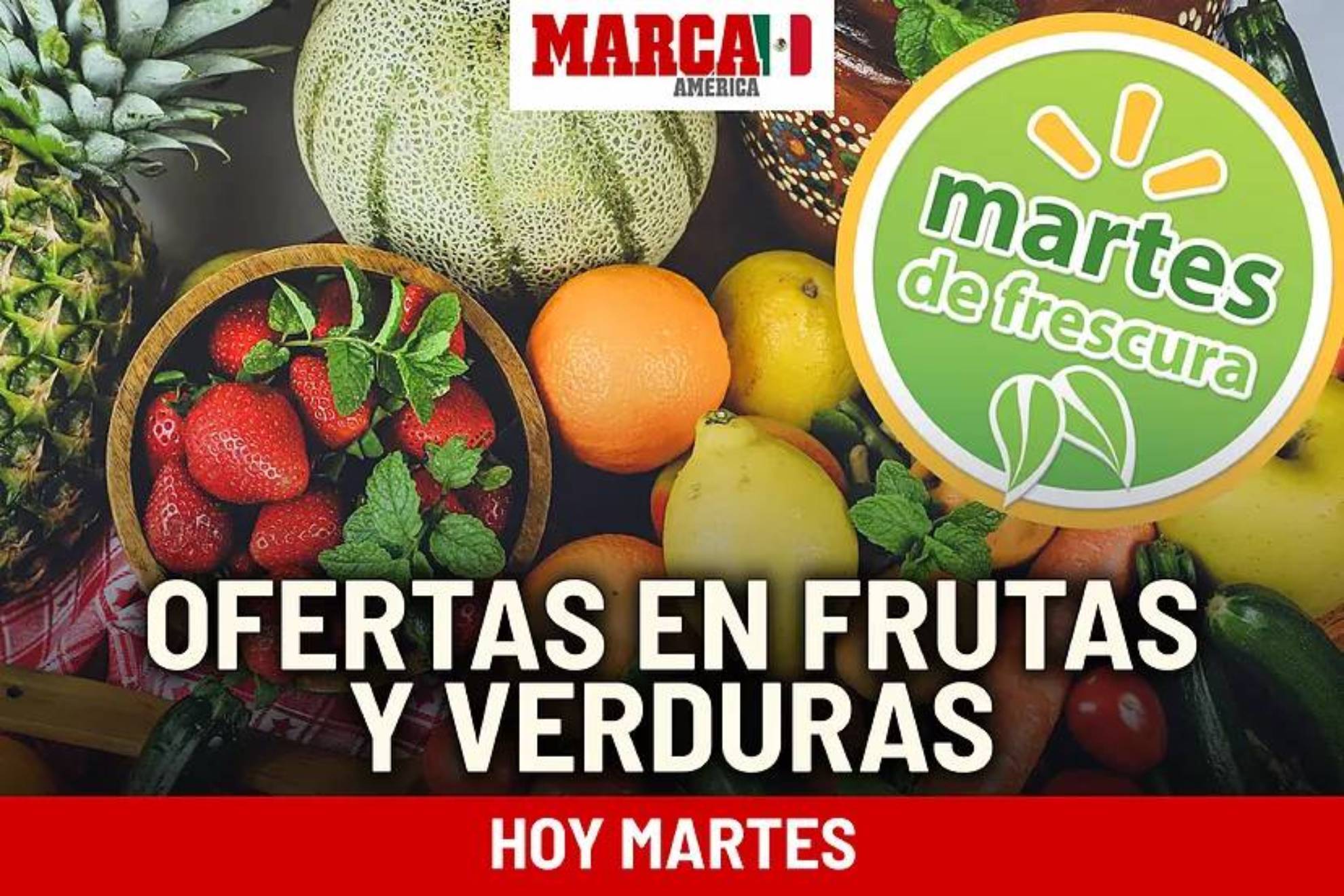 Martes de frescura en Walmart: ofertas en frutas, verduras, ropa y m�s 7 de Abril 2026
