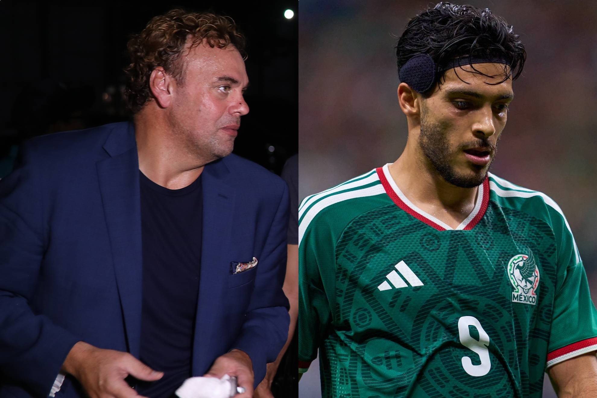 David Faitelson y Ra�l Jim�nez.