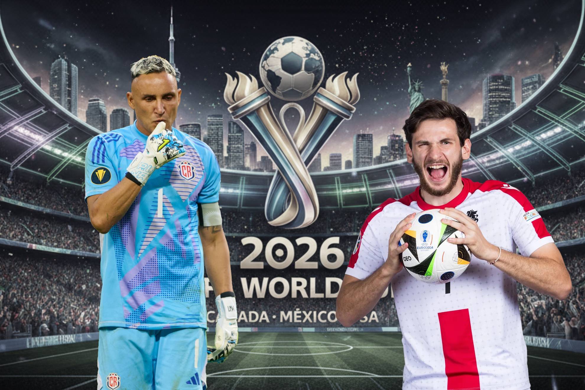 Keylor Navas y Kvaratskhelia, dos estrellas que se quedan sin acudir a la Copa del Mundo en 2026