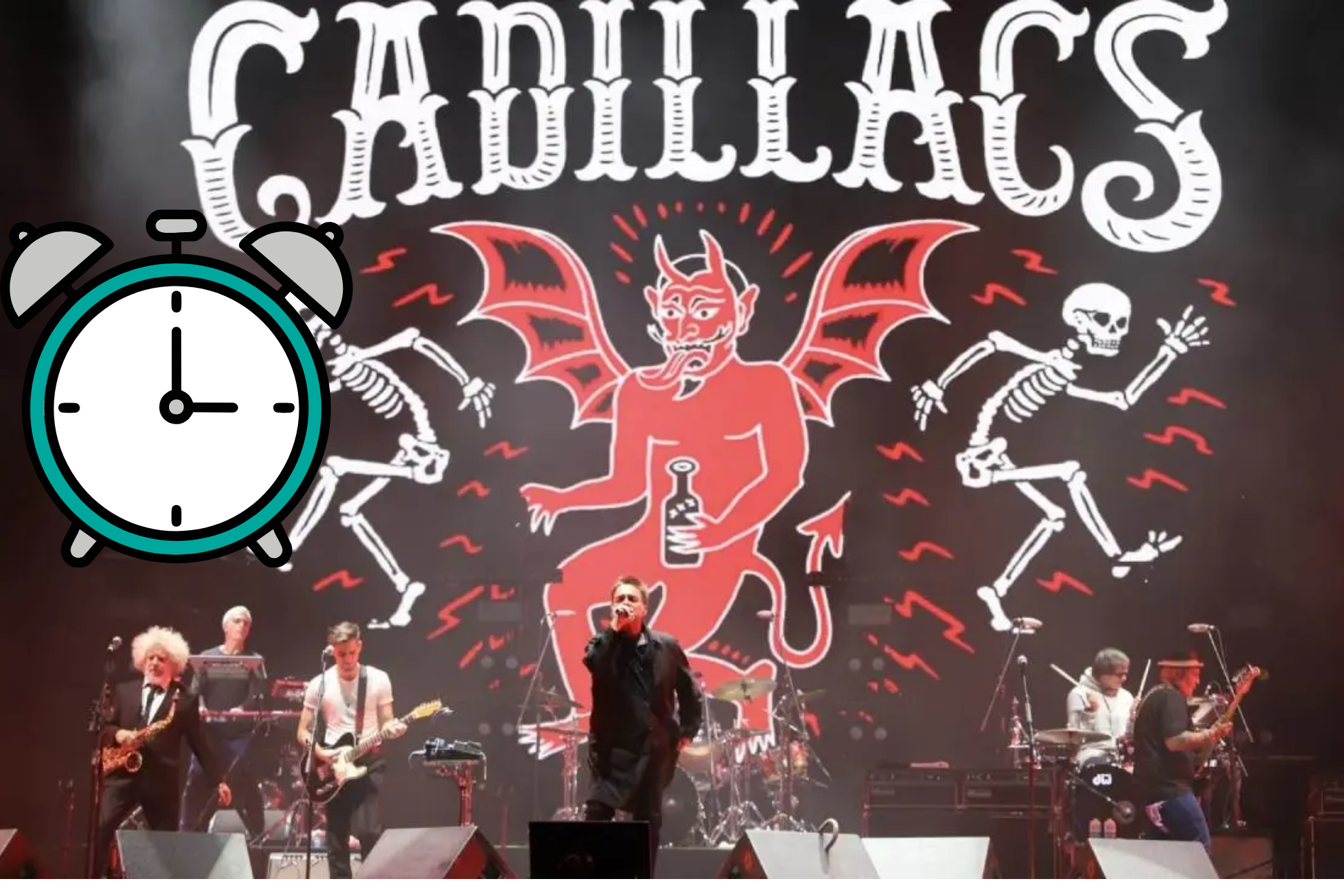 �A qu� hora es el primer concierto de Los Fabulosos Cadillacs en el Auditorio Nacional? Inicio, duraci�n y canciones