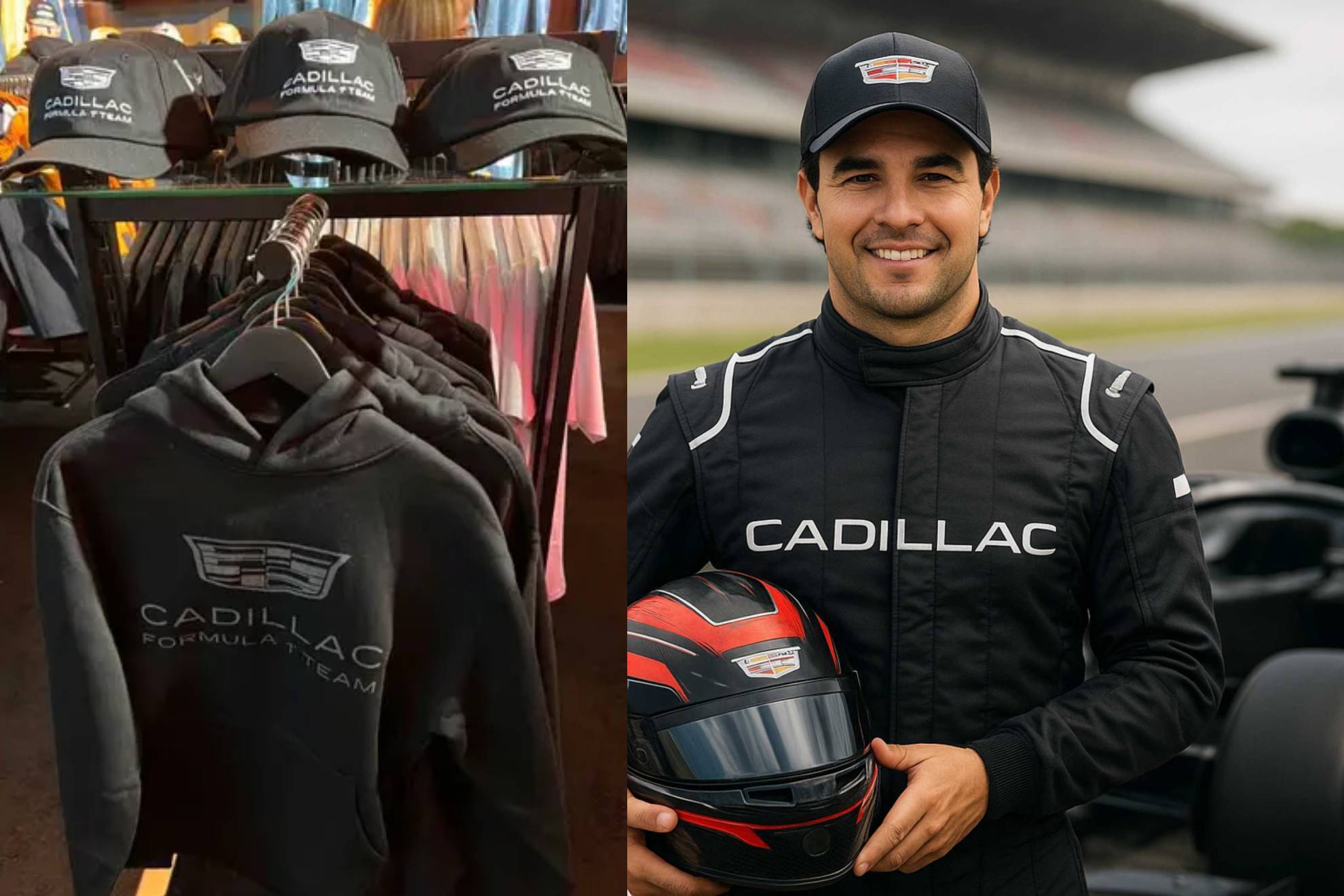 Sin Checo P�rez en GP de Las Vegas, Cadillac ya pone a la venta su mercanc�a F1