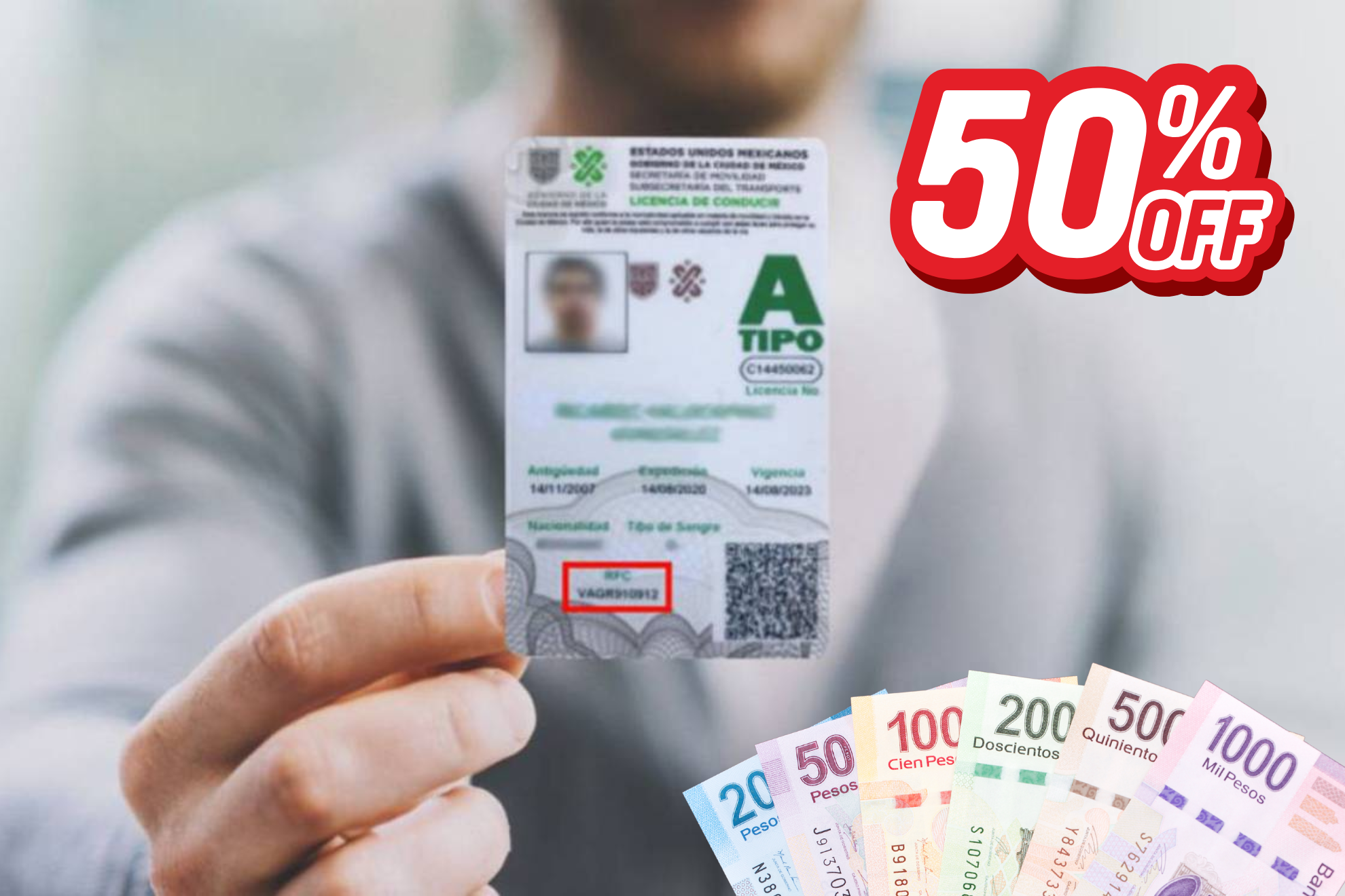 �Qu� necesitas para obtener el descuento en tu licencia de conducir? Te decimos la manera en que te puede salir a mitad de precio