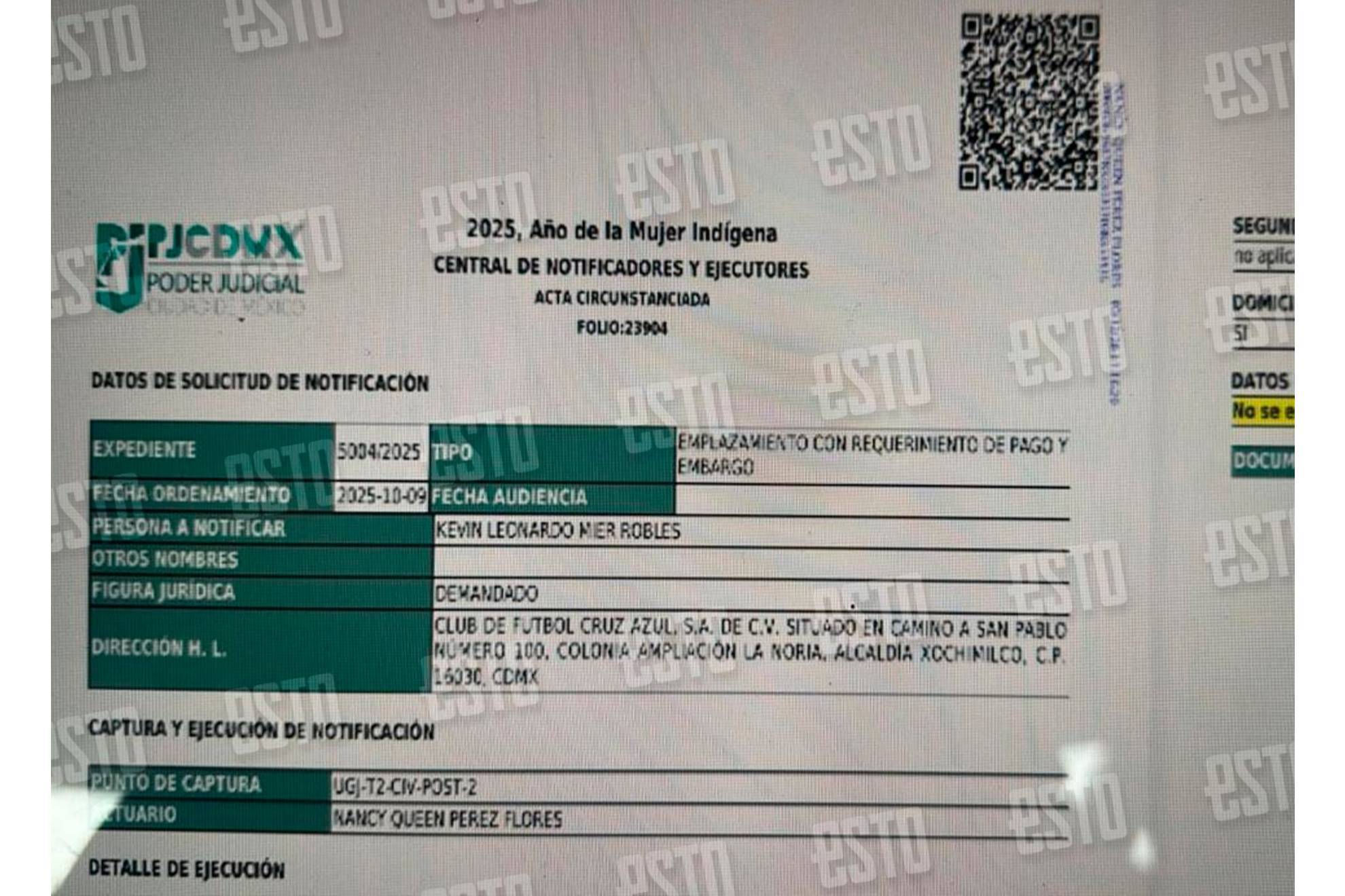 El expediente contra Kevin Mier