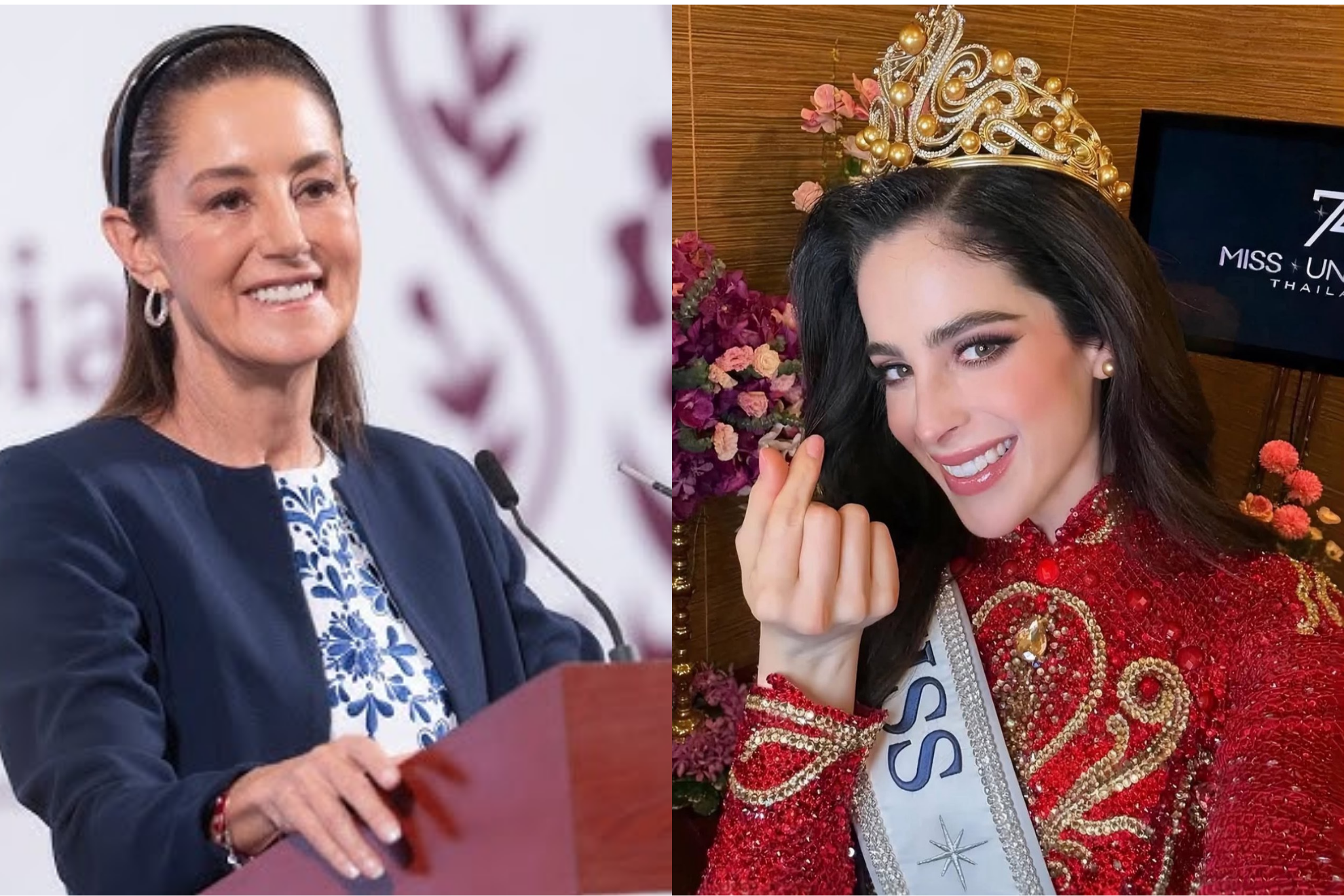 Sheinbaum felicita a F�tima Bosch por Miss Universo 2025: "Me gusta que levanta la voz"