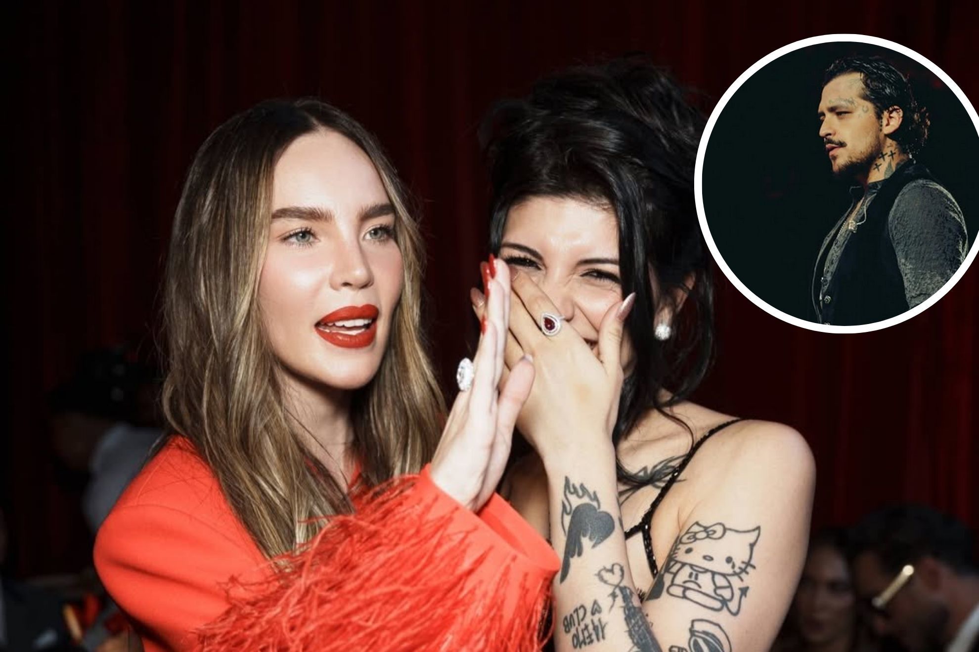 Belinda y Cazzu por fin se conocen �Habr� colaboraci�n entre las dos exs de Christian Nodal?