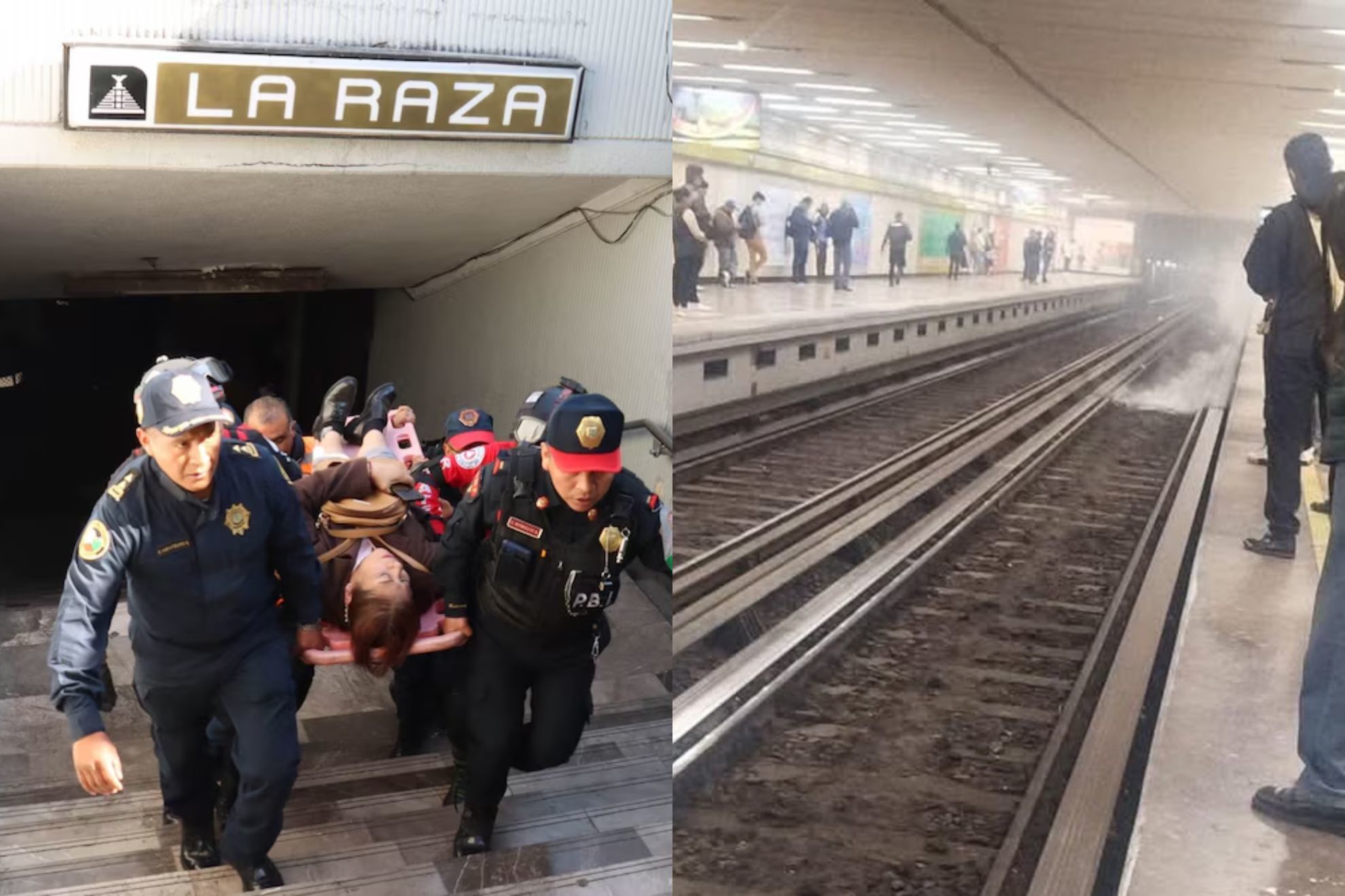 Metro CDMX: Explotan petardo en pelea en estaci�n La Raza con varias personas heridas en medio del caos