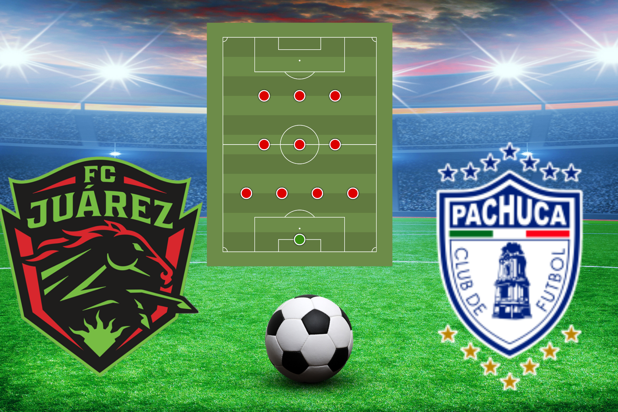 Pachuca vs Juárez Alineaciones: Los posibles 11 que podrían saltar al Repechaje de la Liga MX