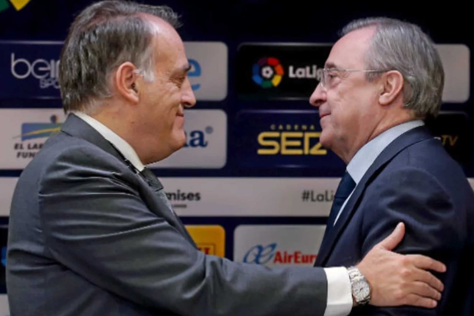 Javier Tebas y Florentino P�rez