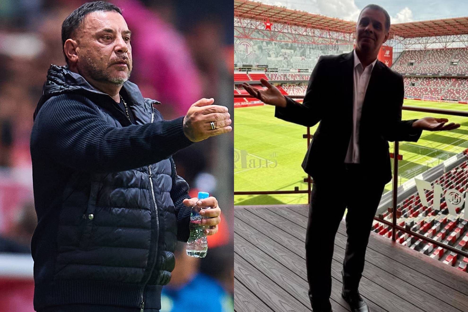 Antonio Mohamed y Christian Martinoli.