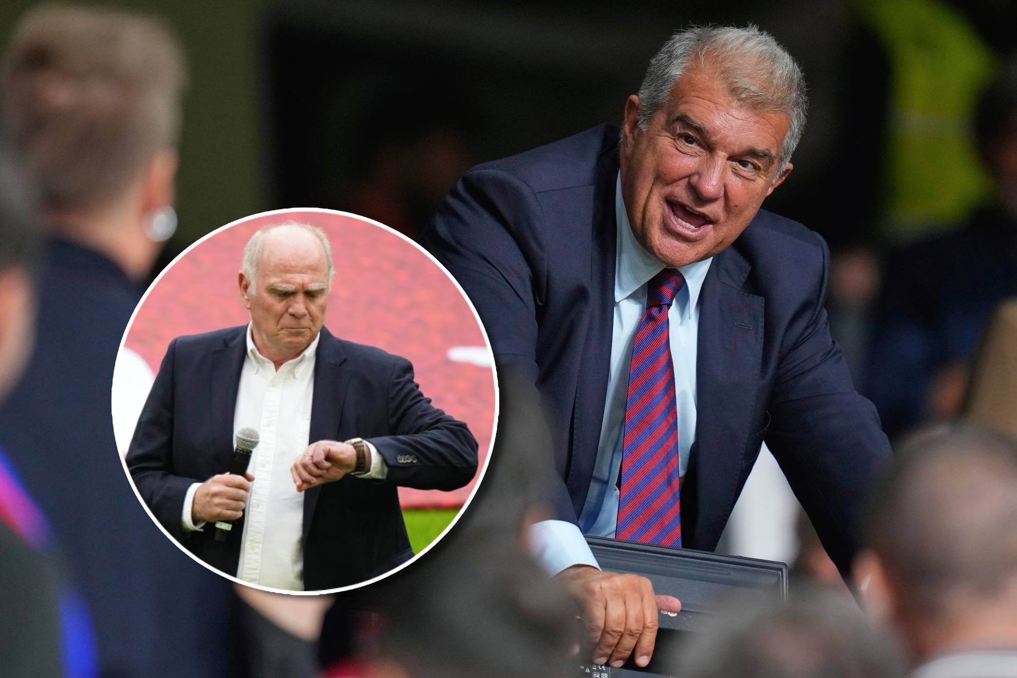 La leyenda b�varo atac� la gesti�n de Joan Laporta