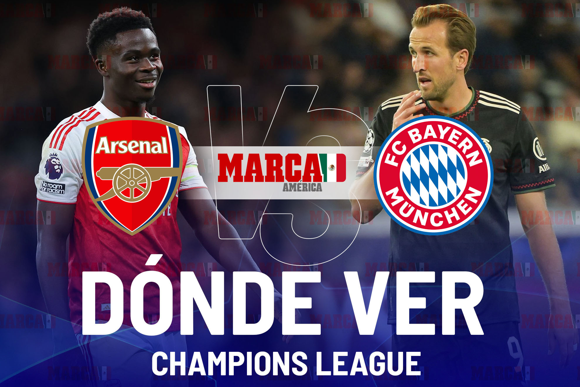 Arsenal vs Bayern: Pron�stico del partido de Champions League, D�nde ver en M�xico y a qu� hora empieza