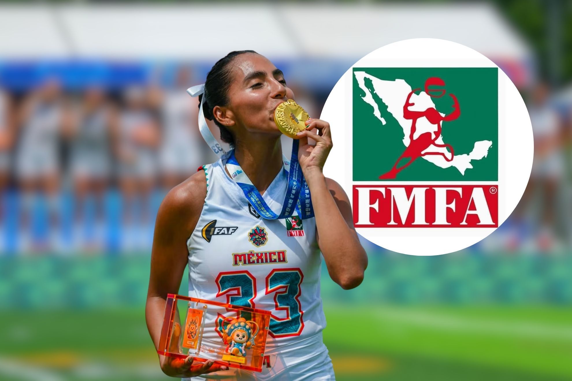 �Son las mejores del mundo! Diana Flores lleva a M�xico a asaltar la cima del ranking de flag football femenil