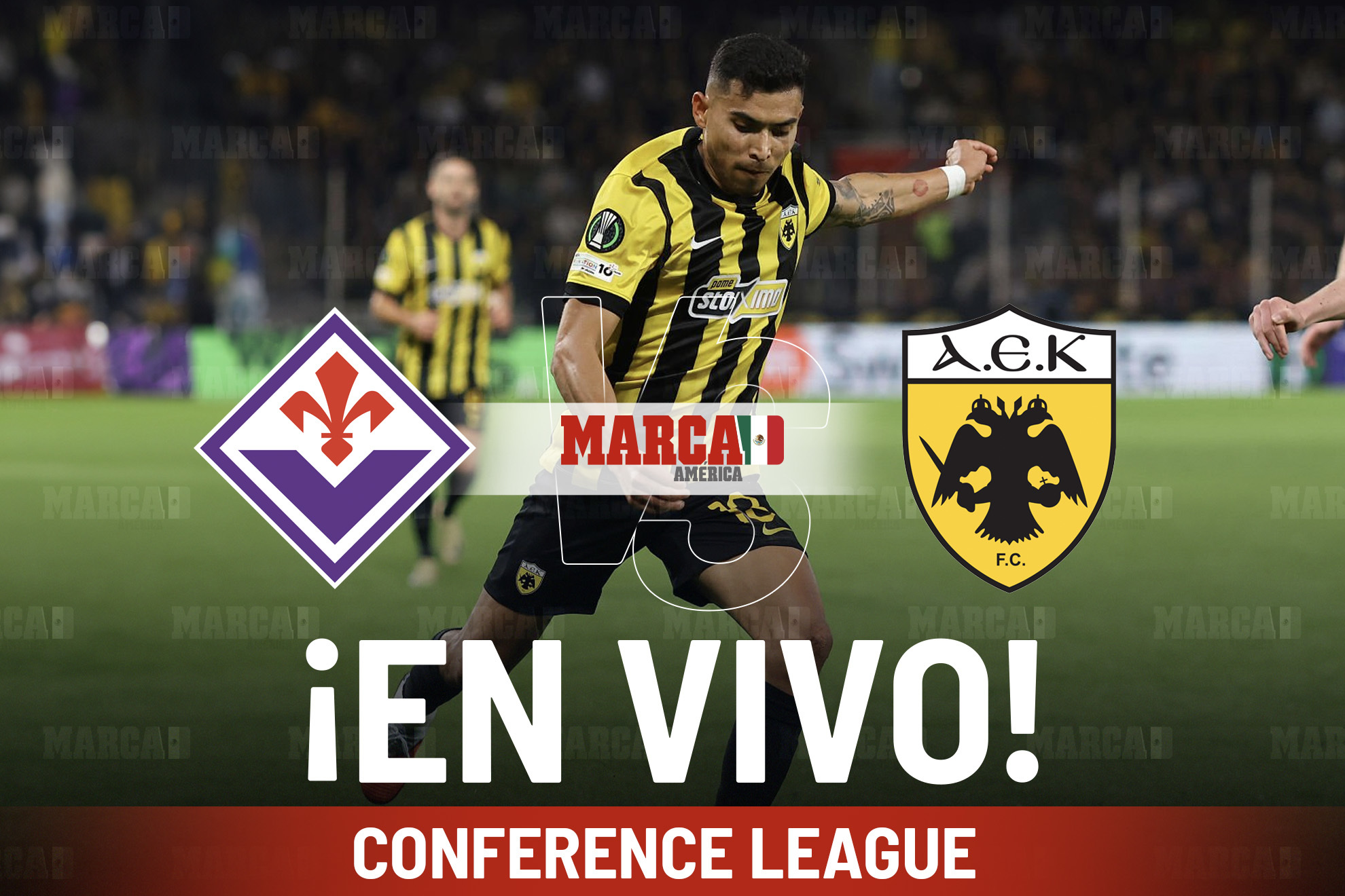 Fiorentina vs AEK Atenas EN VIVO Hoy. Partido de Orbel�n Pineda en Conference League 2025