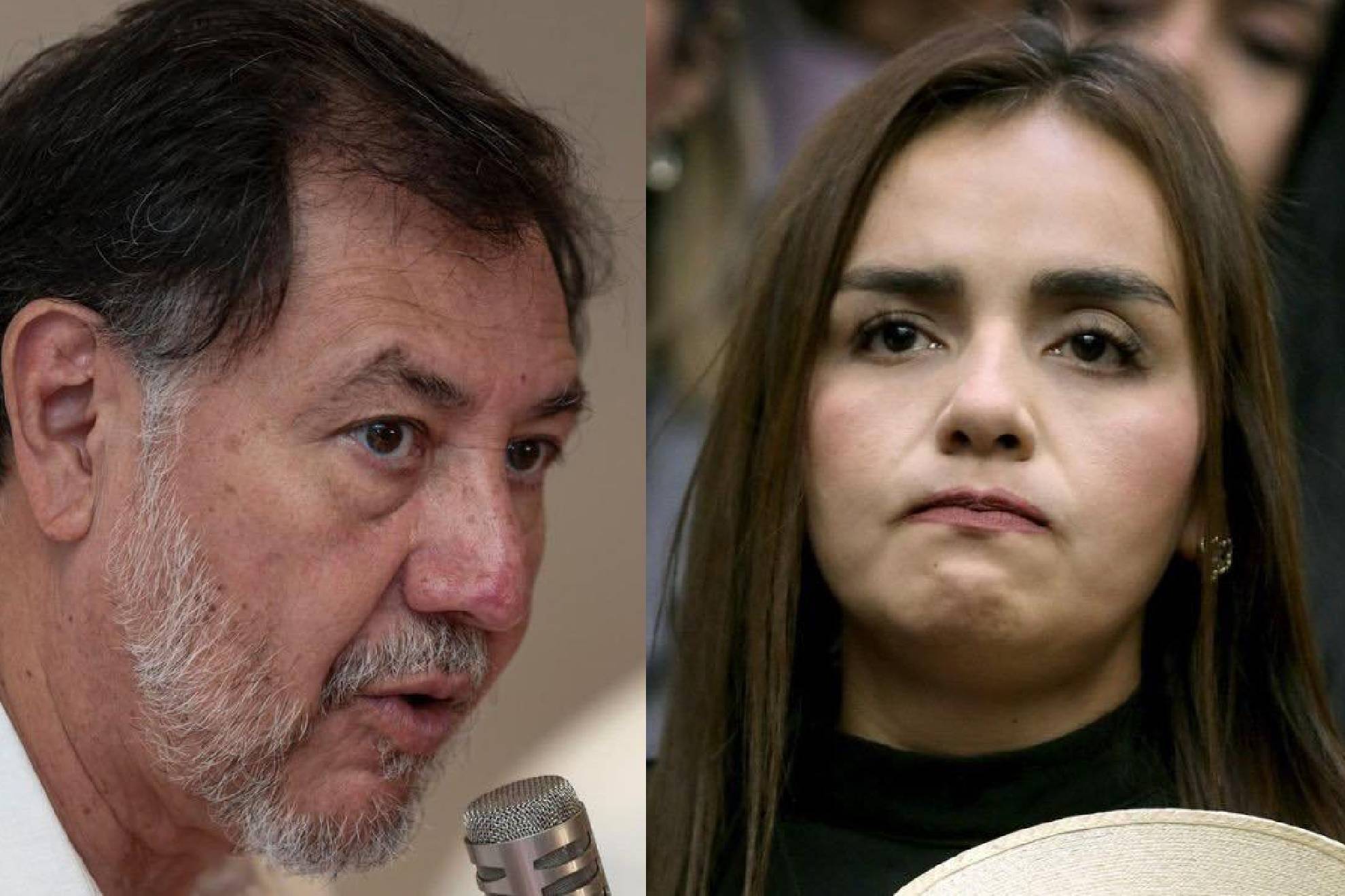 Grecia Quiroz confronta a Gerardo Fern�ndez Noro�a.