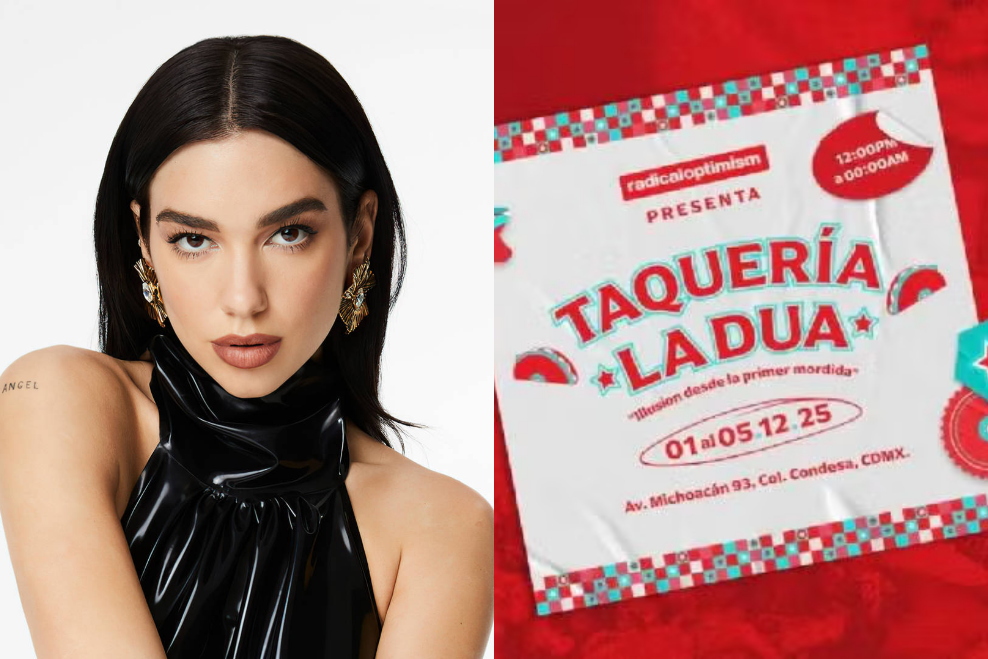 Dua Lipa inaugura taquer�a previo a sus conciertos en la Ciudad de M�xico �D�nde es su ubicaci�n? Horarios y precios