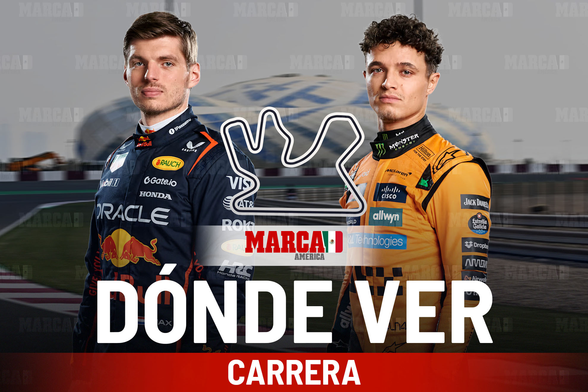 A qu� hora es el GP de Qatar 2025: d�nde ver la carrera de F1 en M�xico y c�mo queda la parrilla de salida