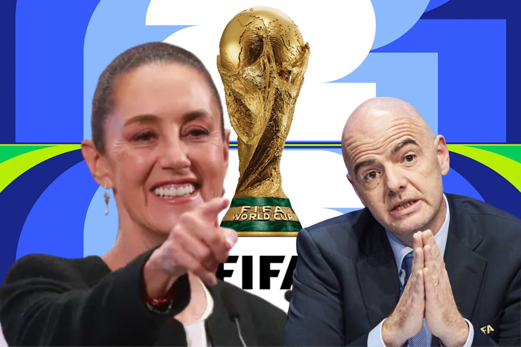 Claudia Sheinbaum olvida a Gianni Infantino y deja en el aire asistir al sorteo del Mundial 2026