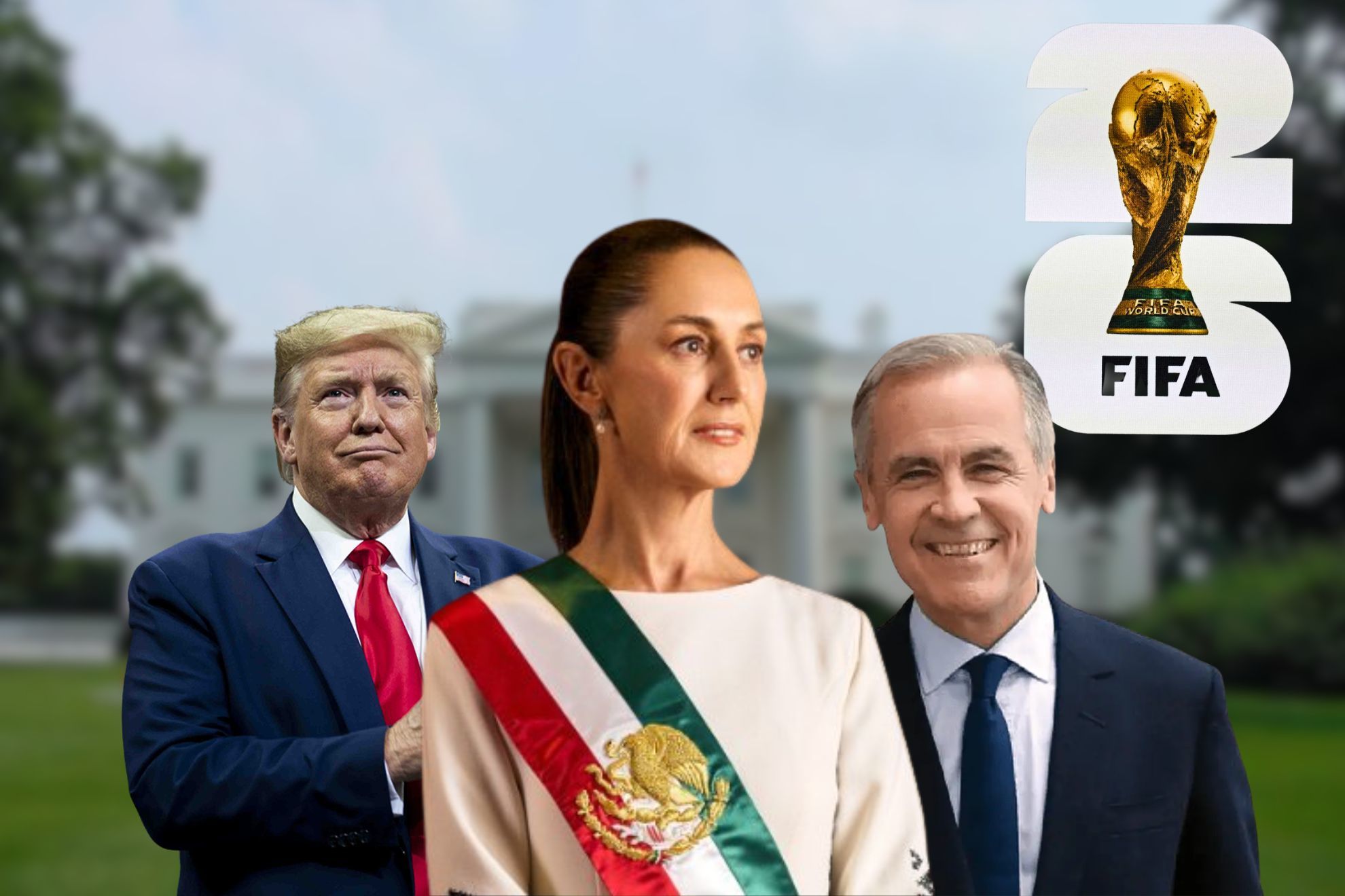 Sheinbaum y su viaje express al sorteo del Mundial 2026 para hacer feliz a Donald Trump e Infantino